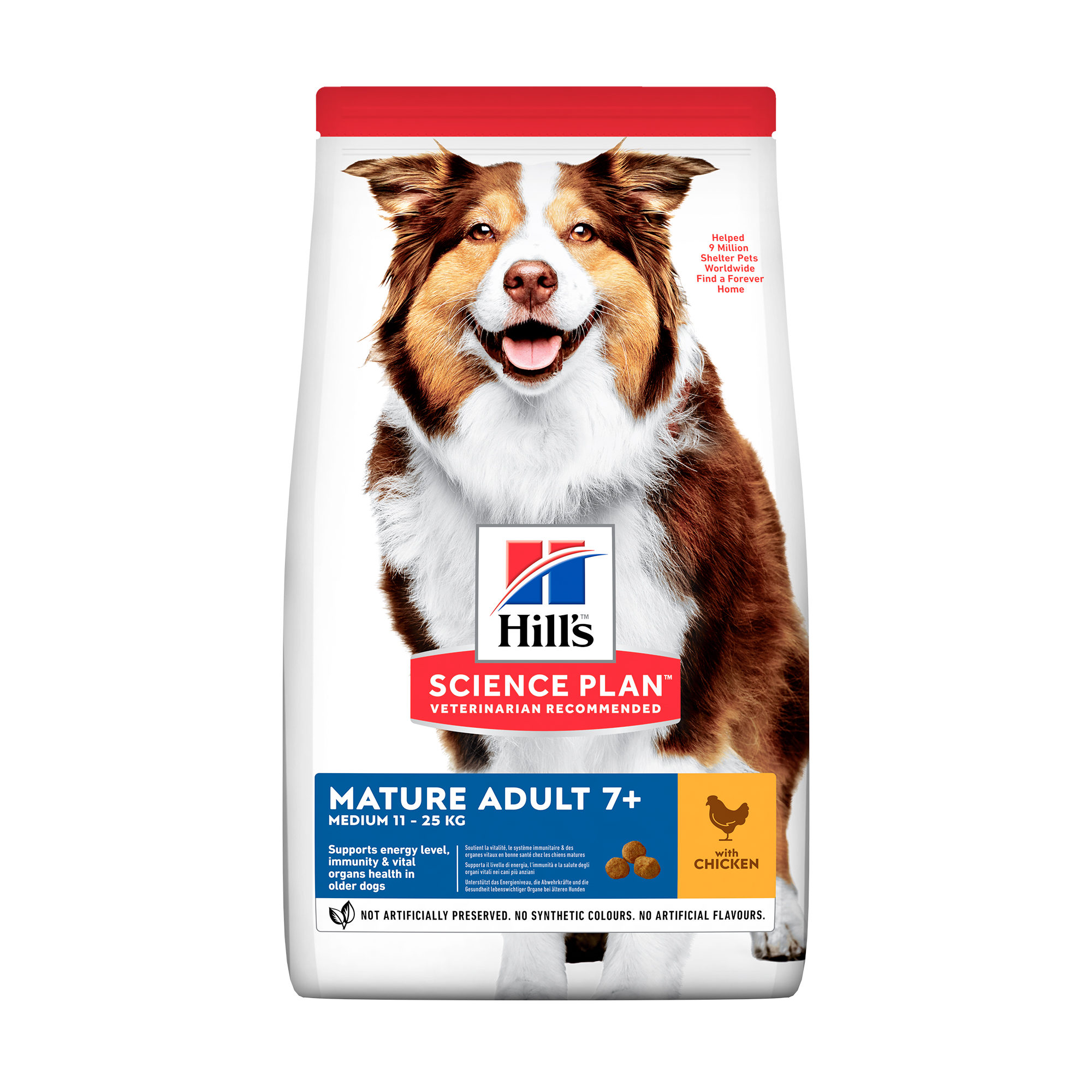 Hill’s Science Plan Mature/Adult Active Longevity Medium Hundefutter – Huhn – 18 kg
