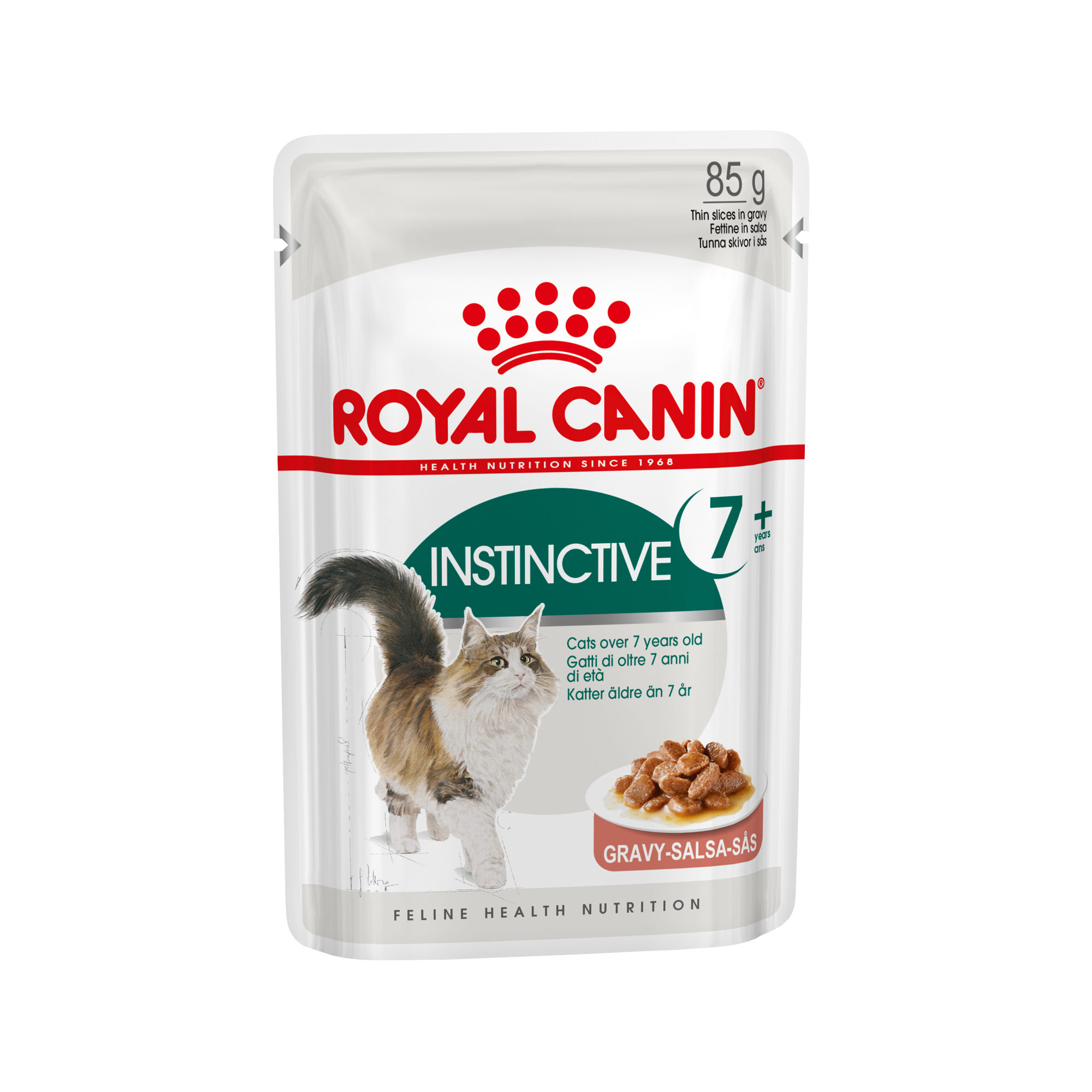 Royal Canin Instinctive 7+ in Gravy Katzenfutter – Frischebeutel – 12 x 85 g