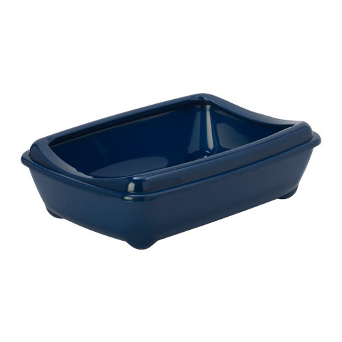 Moderna Katzentoilette mit Rand – Warmgrau – 42 cm