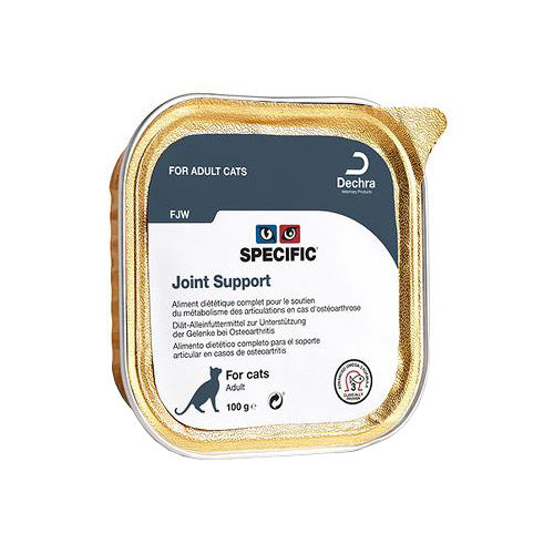 SPECIFIC Joint Support FJW Katzenfutter – Schälchen – 4 x 7 x 100 g
