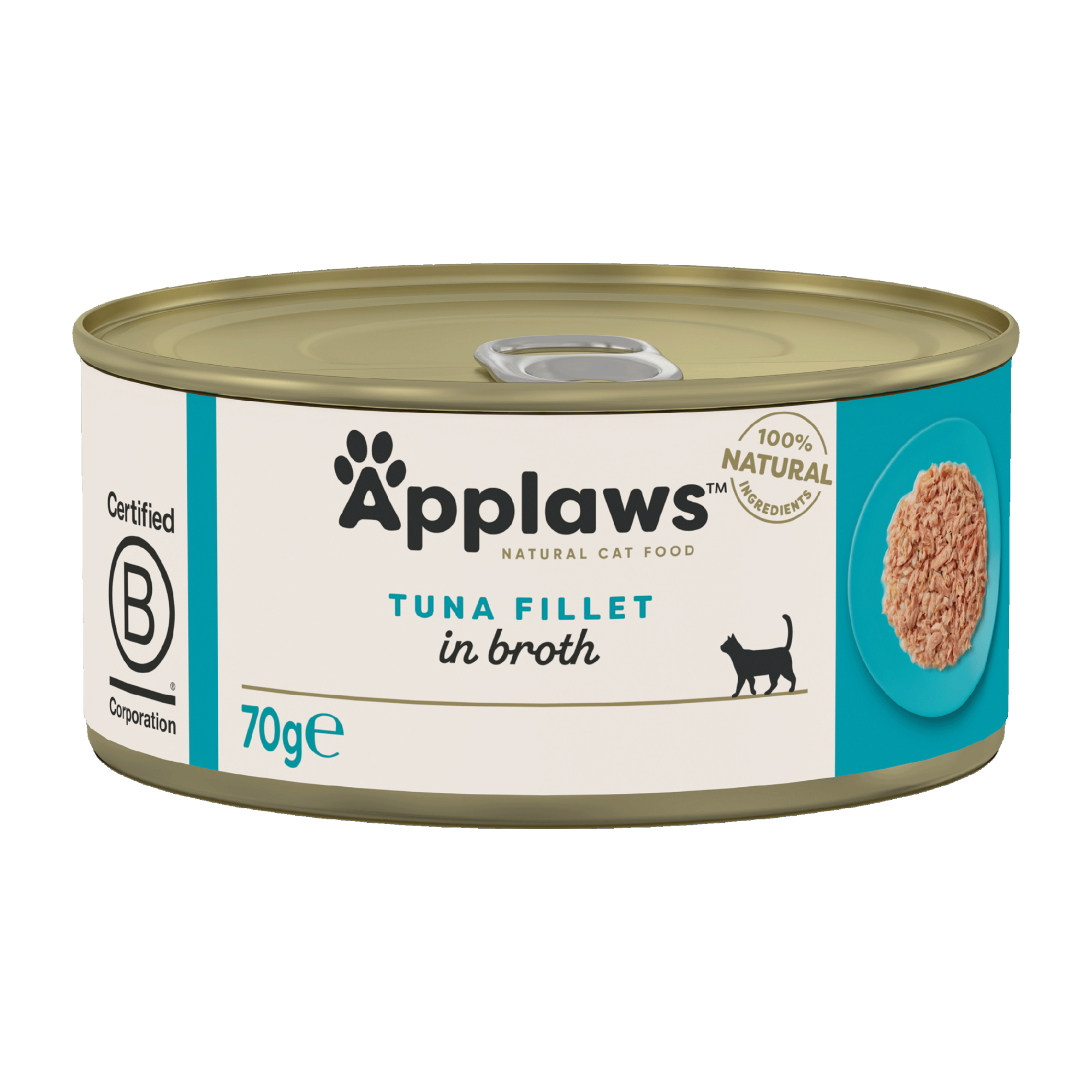 Applaws Katzenfutter – Dosen – Tuna Fillet – 24 x 70 g