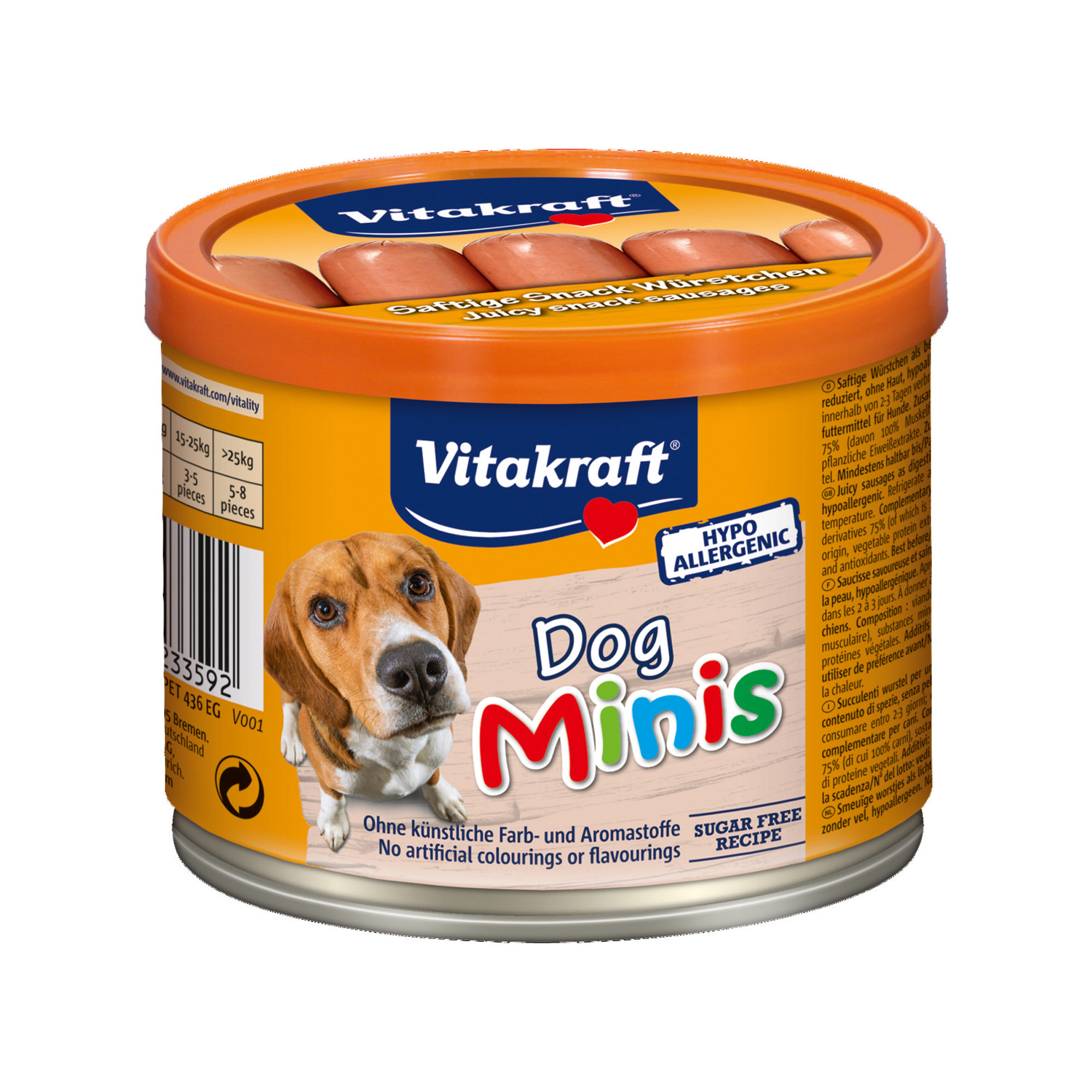 Vitakraft Dog Minis – 3 x 120 g