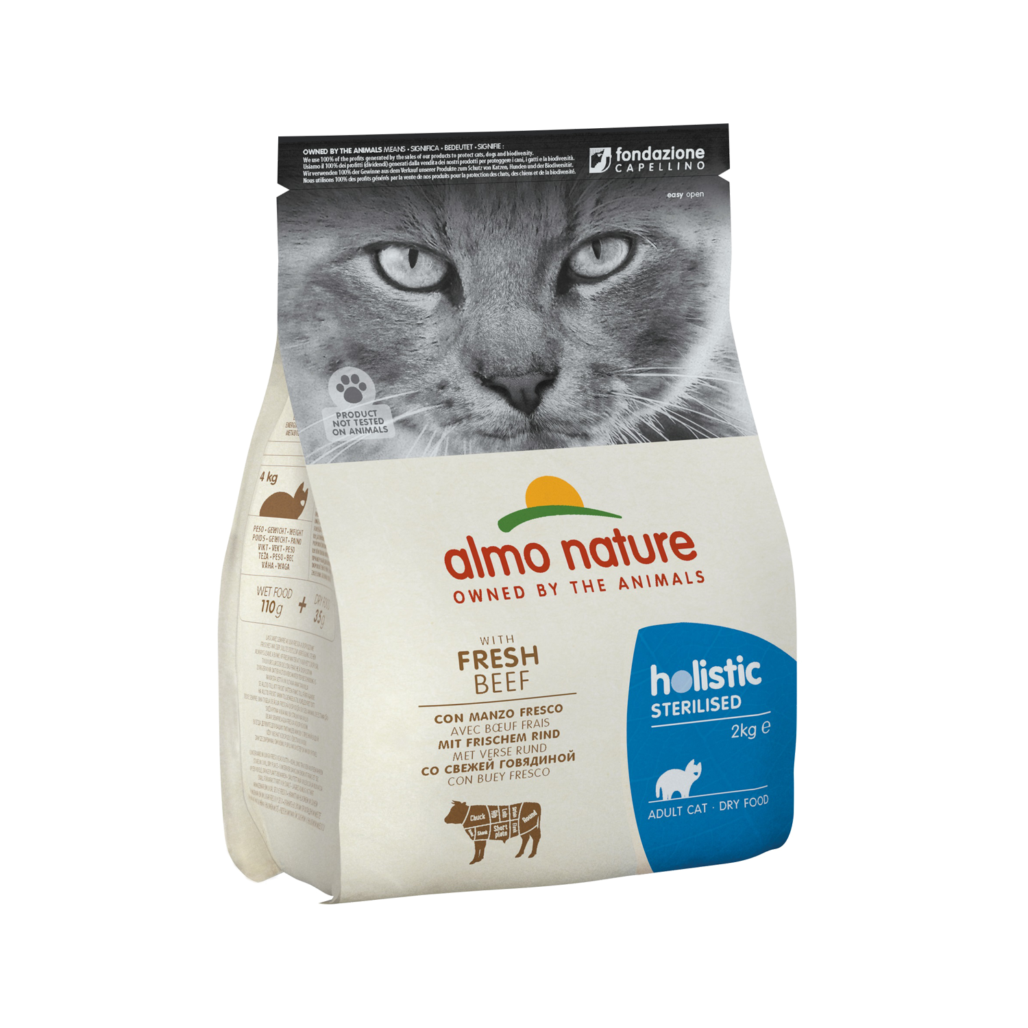 Almo Nature Sterilised Katzenfutter – Rindfleisch & Reis – 400 g Almo Nature Sterilised Katzenfutter – Rindfleisch & Reis – 400 g