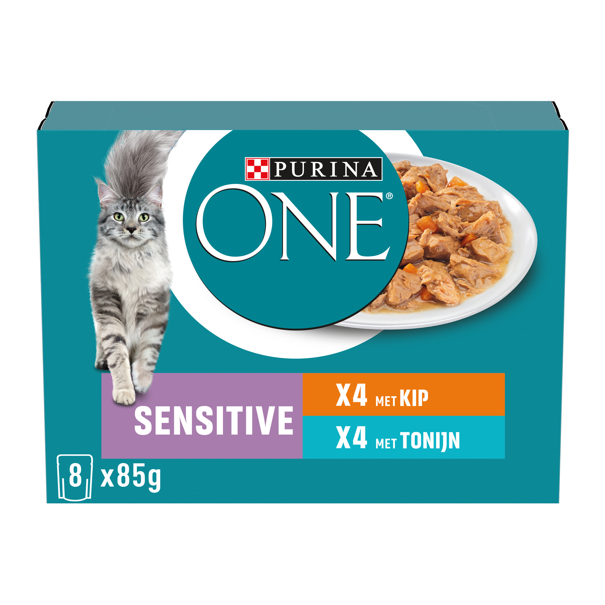Purina ONE Sensitive – Huhn – 4 x 85 g