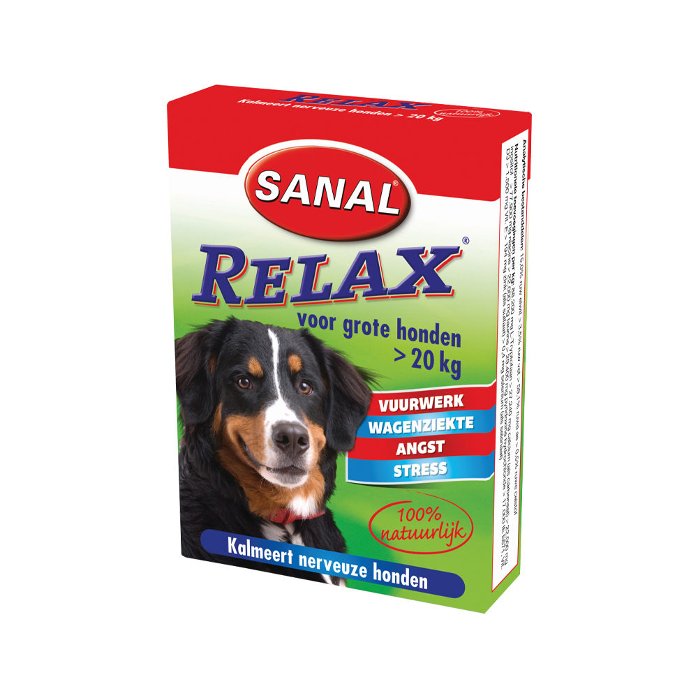 Sanal Relax für große Hunde – 15 Tabletten