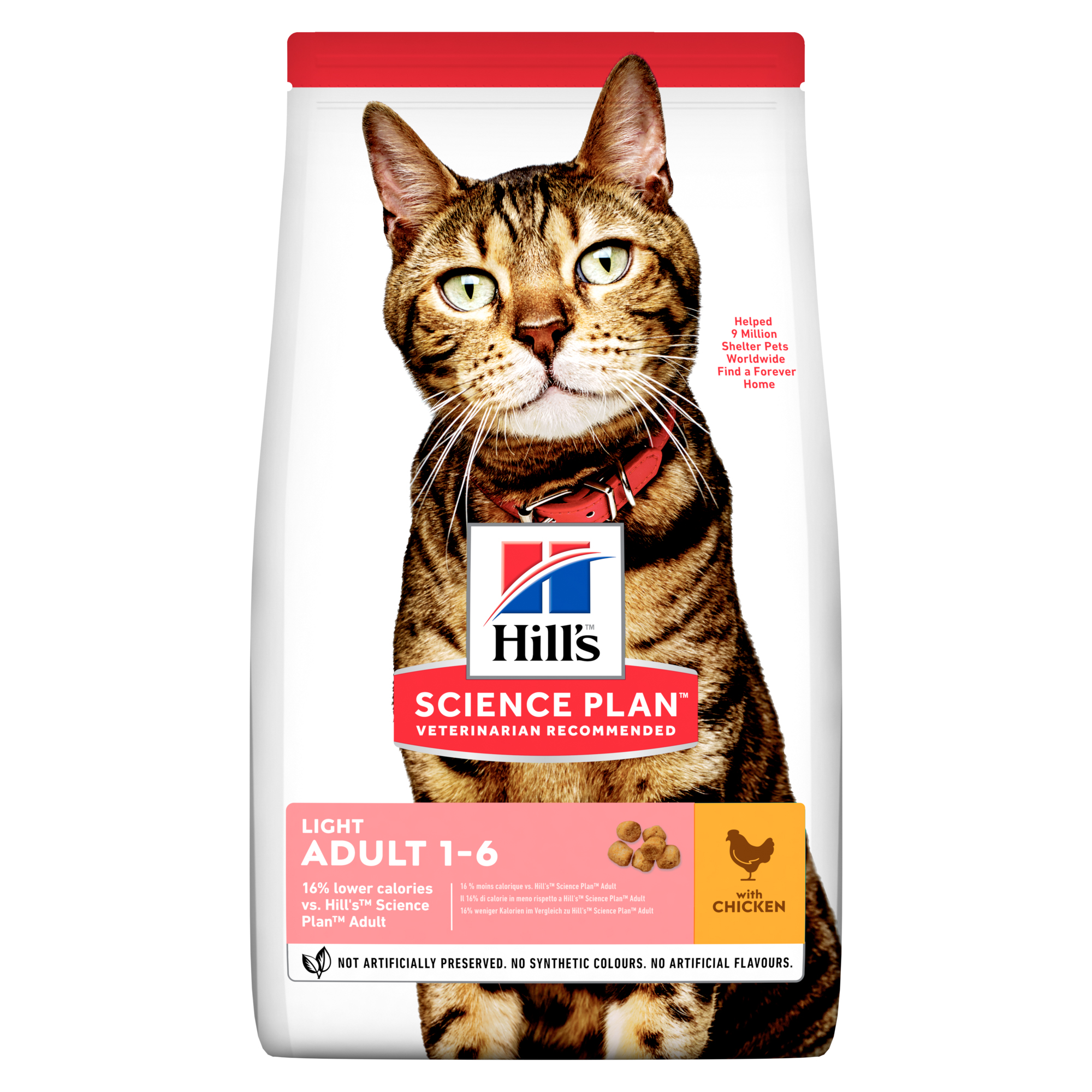 Hill’s Science Plan Adult Light Katzenfutter – Huhn – 10 kg