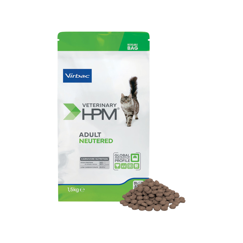 Veterinary HPM – Adult Neutered Cat Katzenfutter – 12 kg
