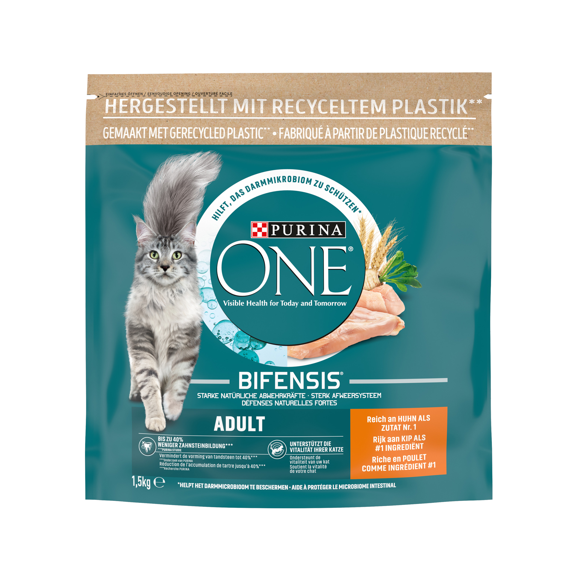 Purina ONE Adult – Huhn und Vollkorn – 3 kg