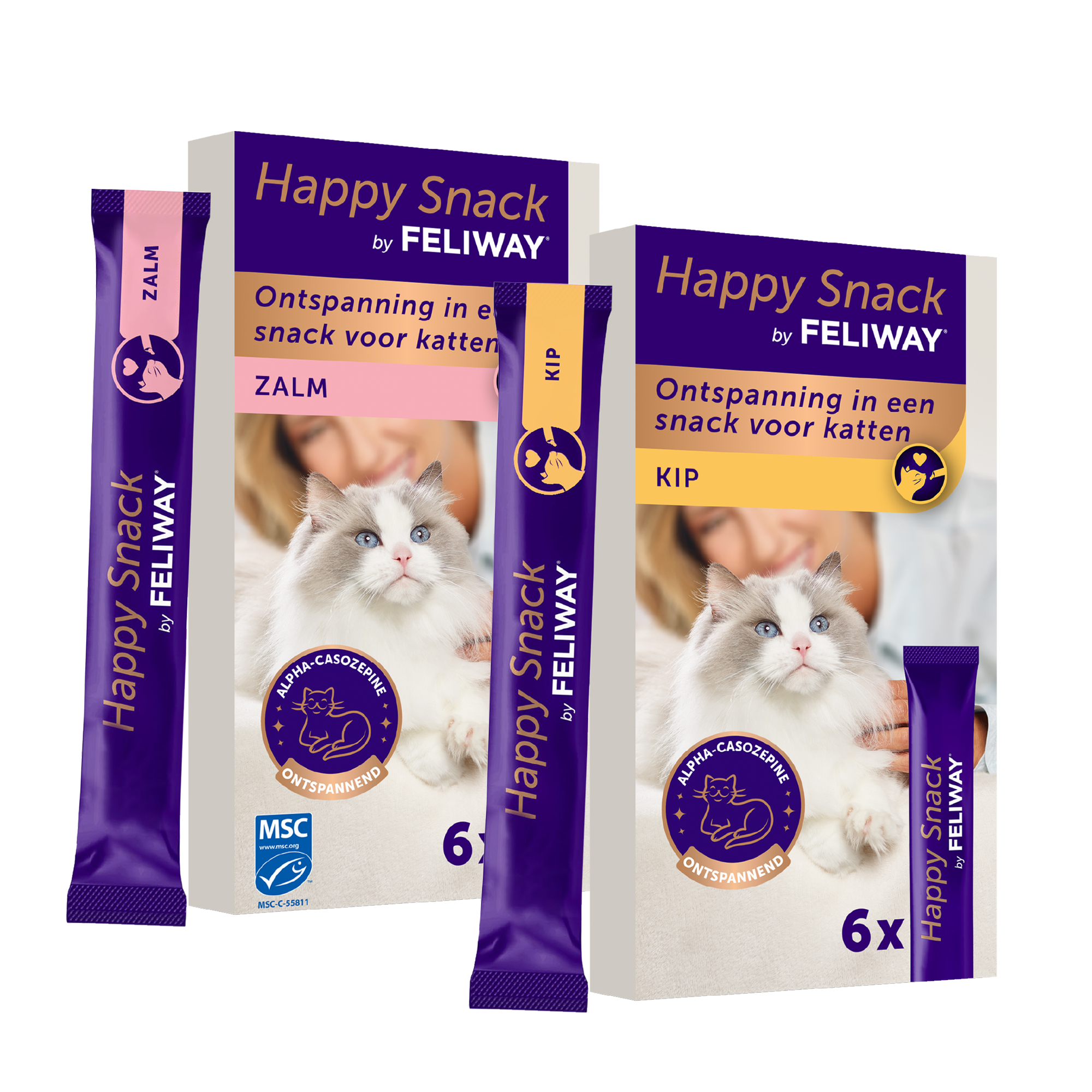 Feliway – Happy Snack – Huhn – 6 x 15 g Feliway – Happy Snack – Huhn – 6 x 15 g