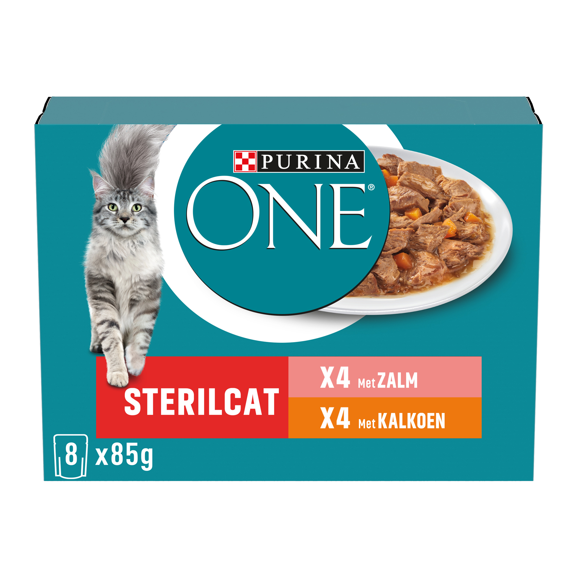 Purina ONE Sterilcat – Lachs – 4 x 85 g