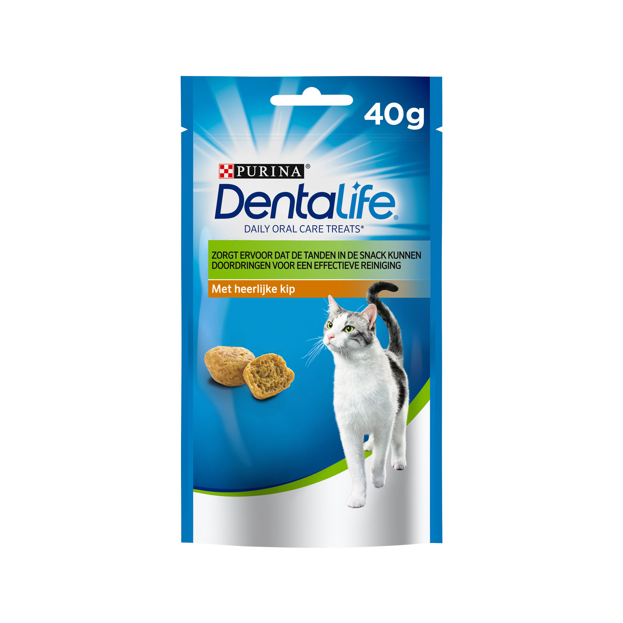 DentaLife Kauwsnacks Kat - Kip - 3 x 40 g