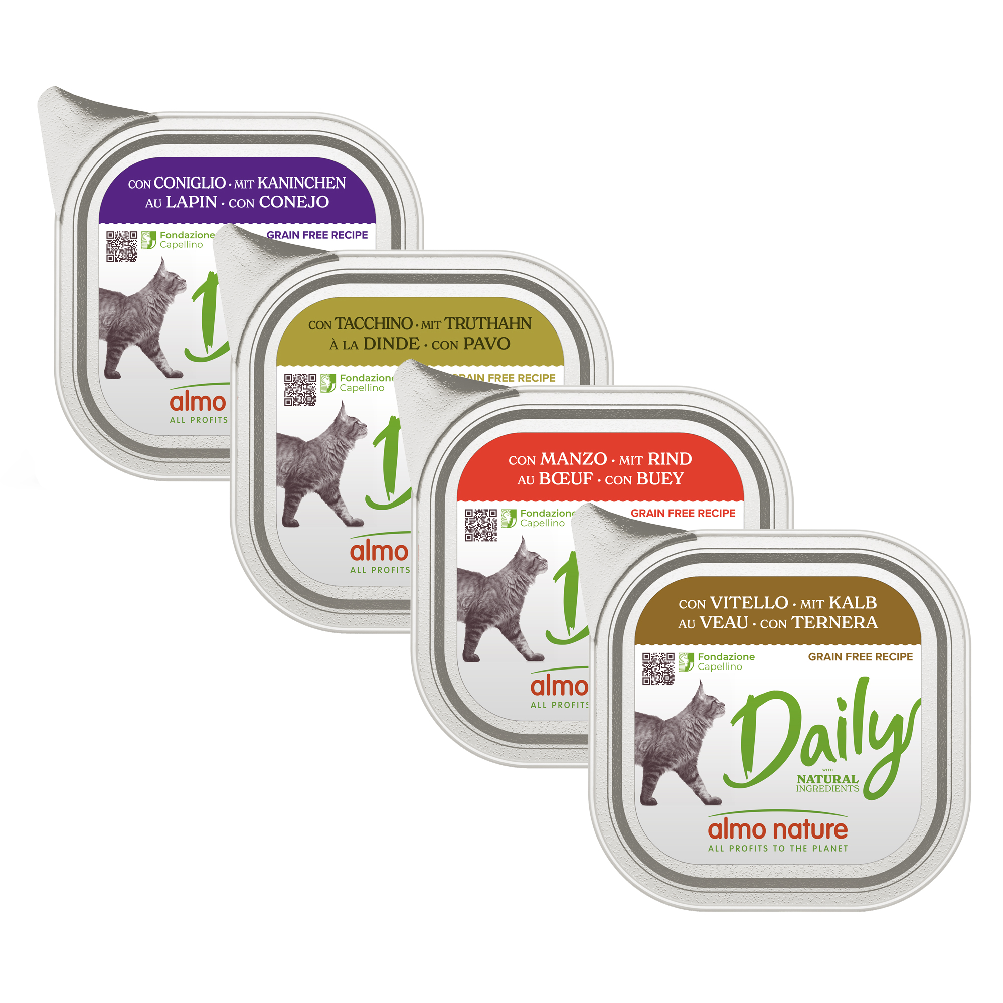 Almo Nature Daily – Kaninchen – Wanne – 32 x 100 g Almo Nature Daily – Kaninchen – Wanne – 32 x 100 g