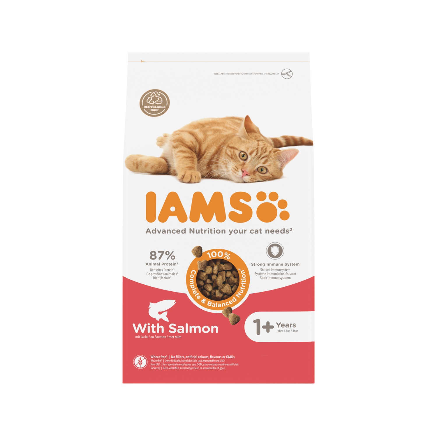 IAMS Adult Katzenfutter – Salmon & Chicken – 800 g IAMS Adult Katzenfutter – Salmon & Chicken – 800 g