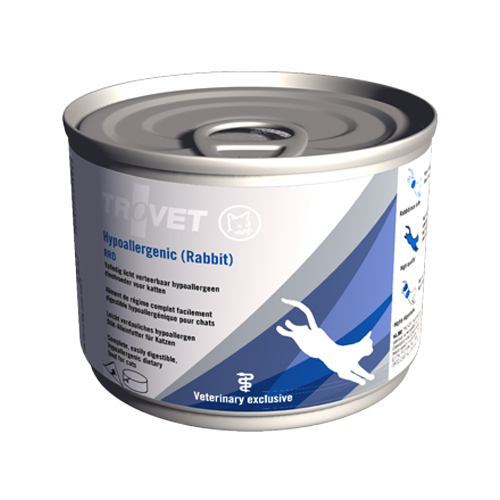 TROVET Hypoallergenic RRD (Rabbit) Katze – 24 x 200 g Dosen TROVET Hypoallergenic RRD (Rabbit) Katze – 24 x 200 g Dosen