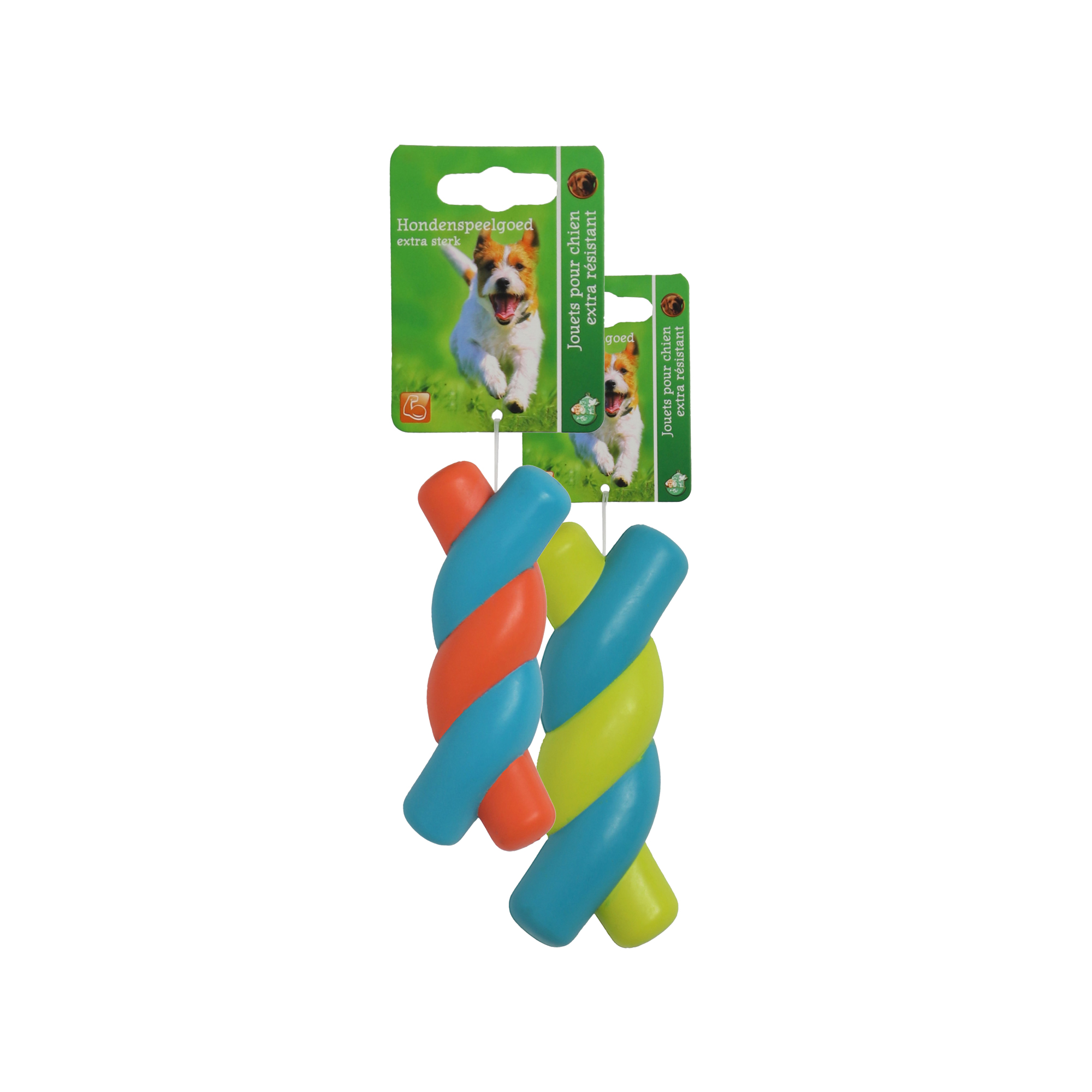 Boon Swirlbot Aus Massivem Gummi – Blau/Orange – 11 cm