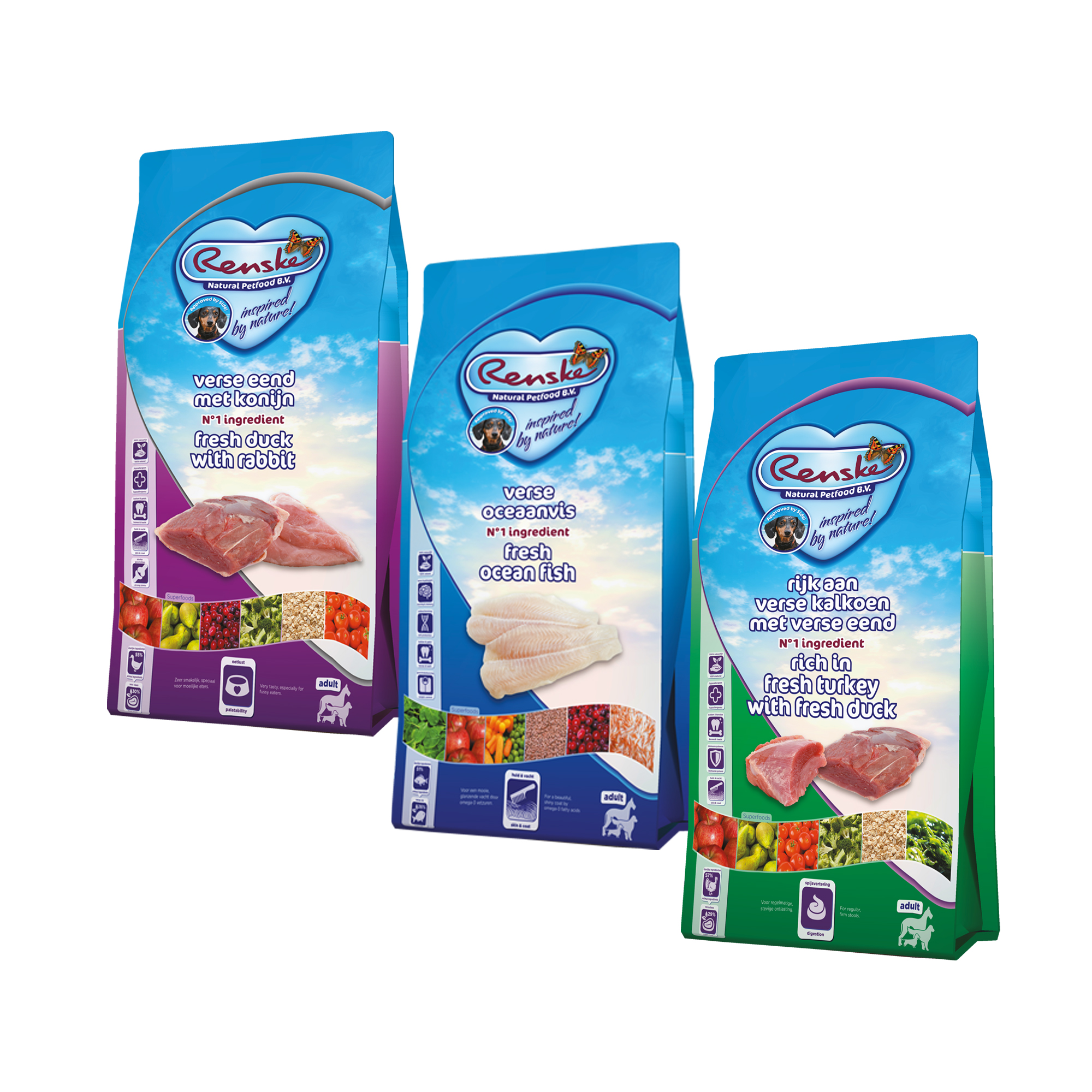 Renske Super Premium Adult Hundefutter – Ente & Kaninchen – 2 kg Renske Super Premium Adult Hundefutter – Ente & Kaninchen – 2 kg