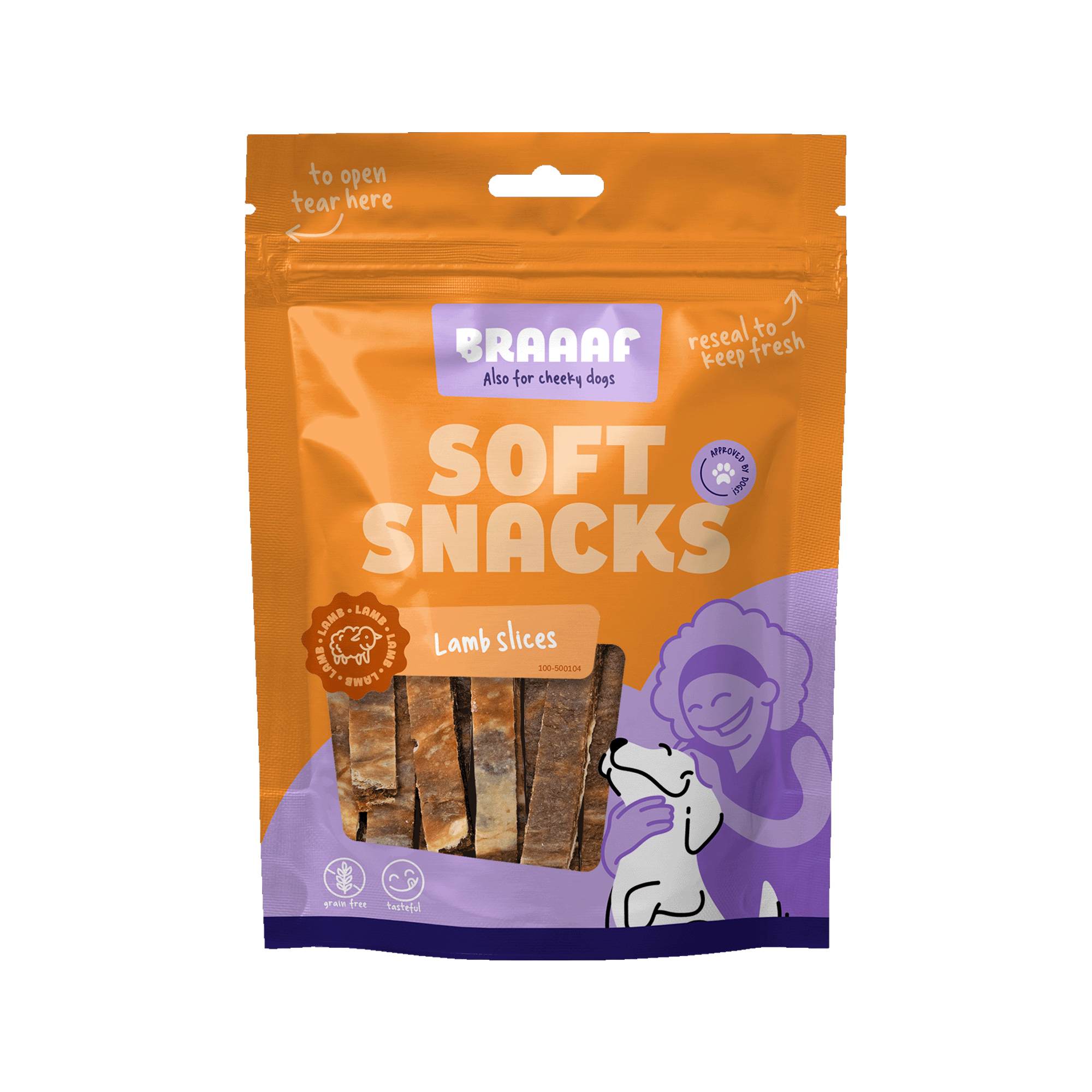 Braaaf Lamb Steak Slice – Lamm & Fisch – 85 g Braaaf Lamb Steak Slice – Lamm & Fisch – 85 g