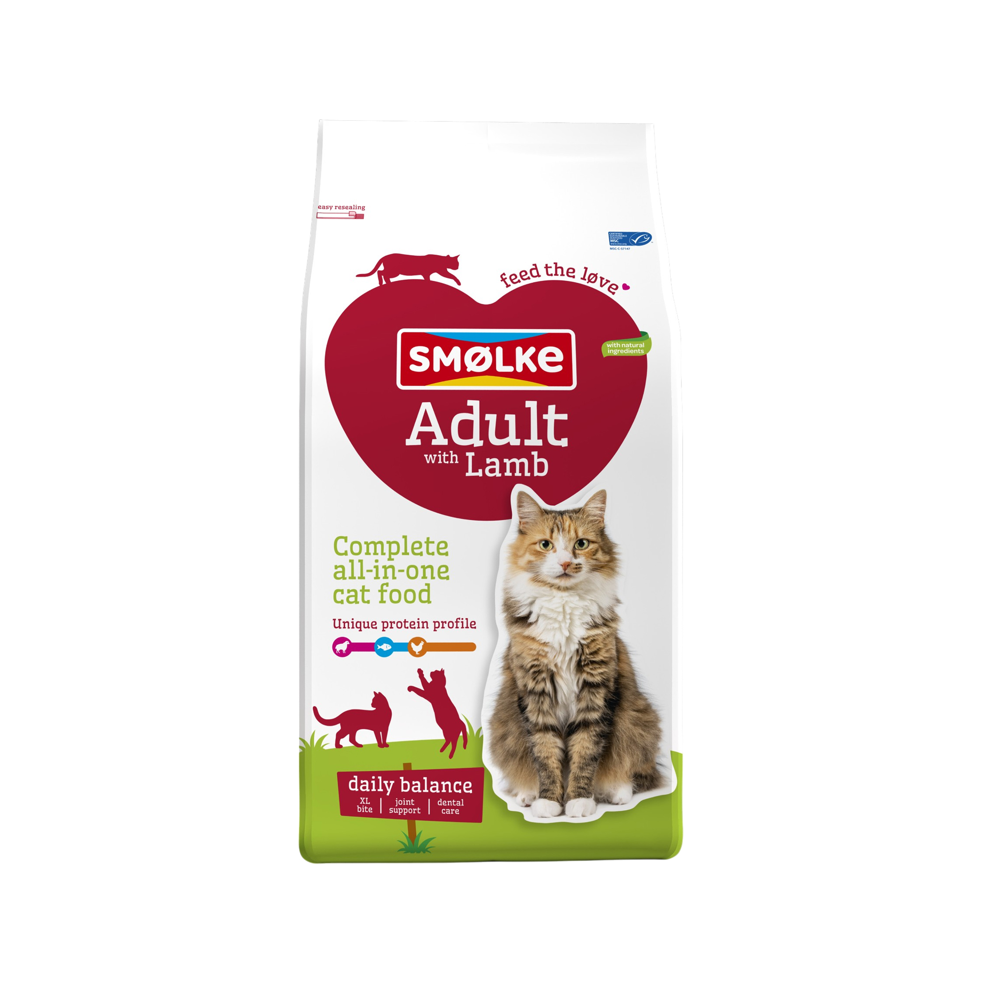 Smølke Adult Katzenfutter – Lamm und Reis – 2 kg