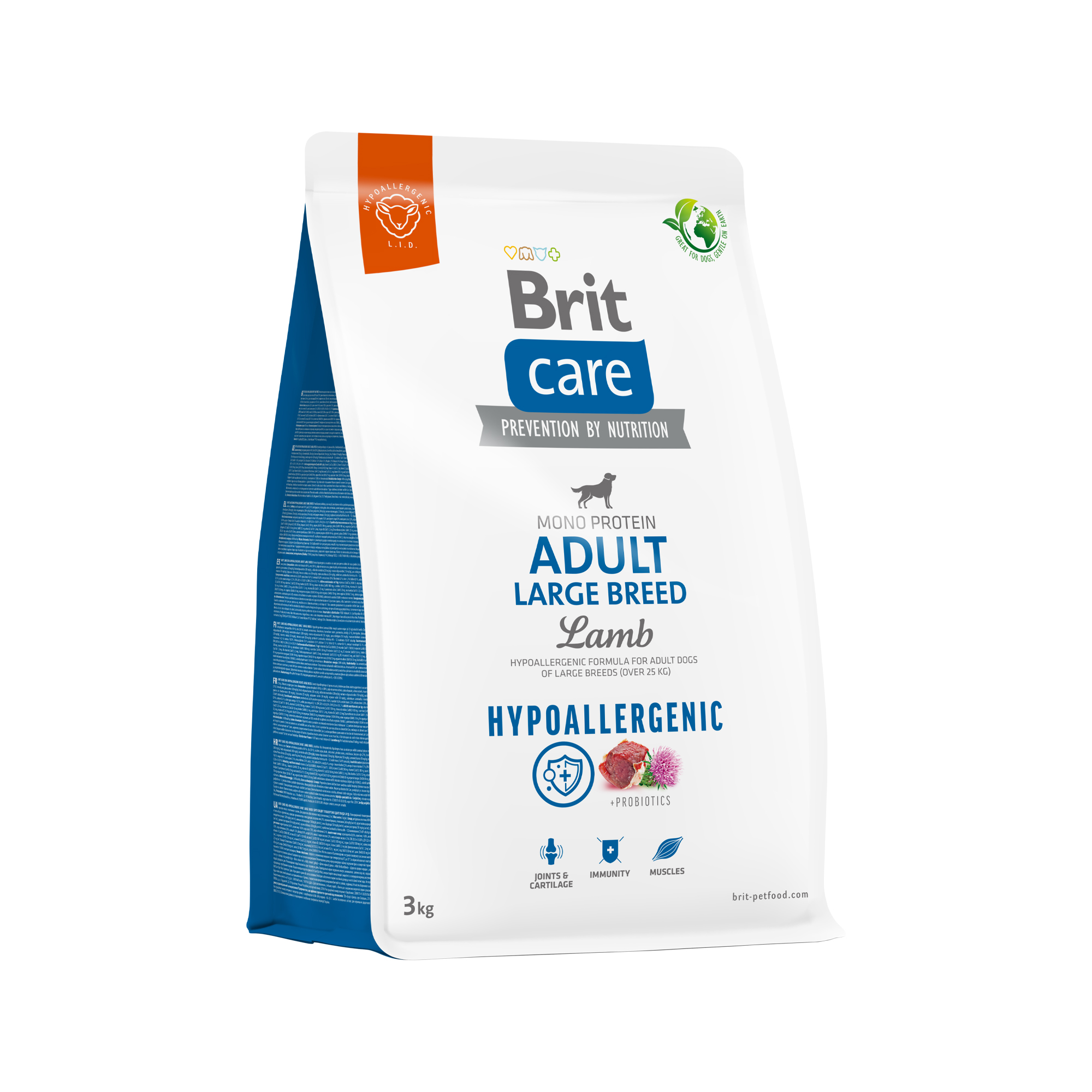 Brit Care – Dog – Hypoallergenic Adult Large Breed – 12 kg