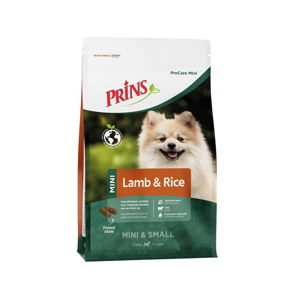 Prins ProCare Mini Lamb & Rice – 12 kg