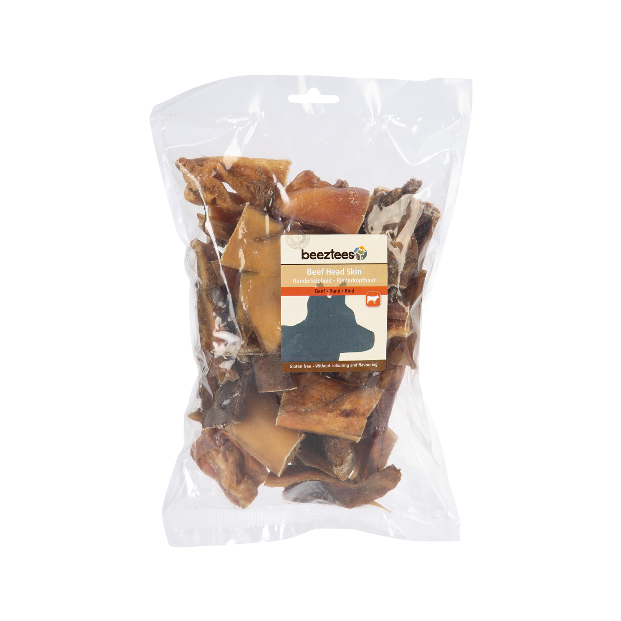Beeztees Rinderkopfhautstücke – 250 g