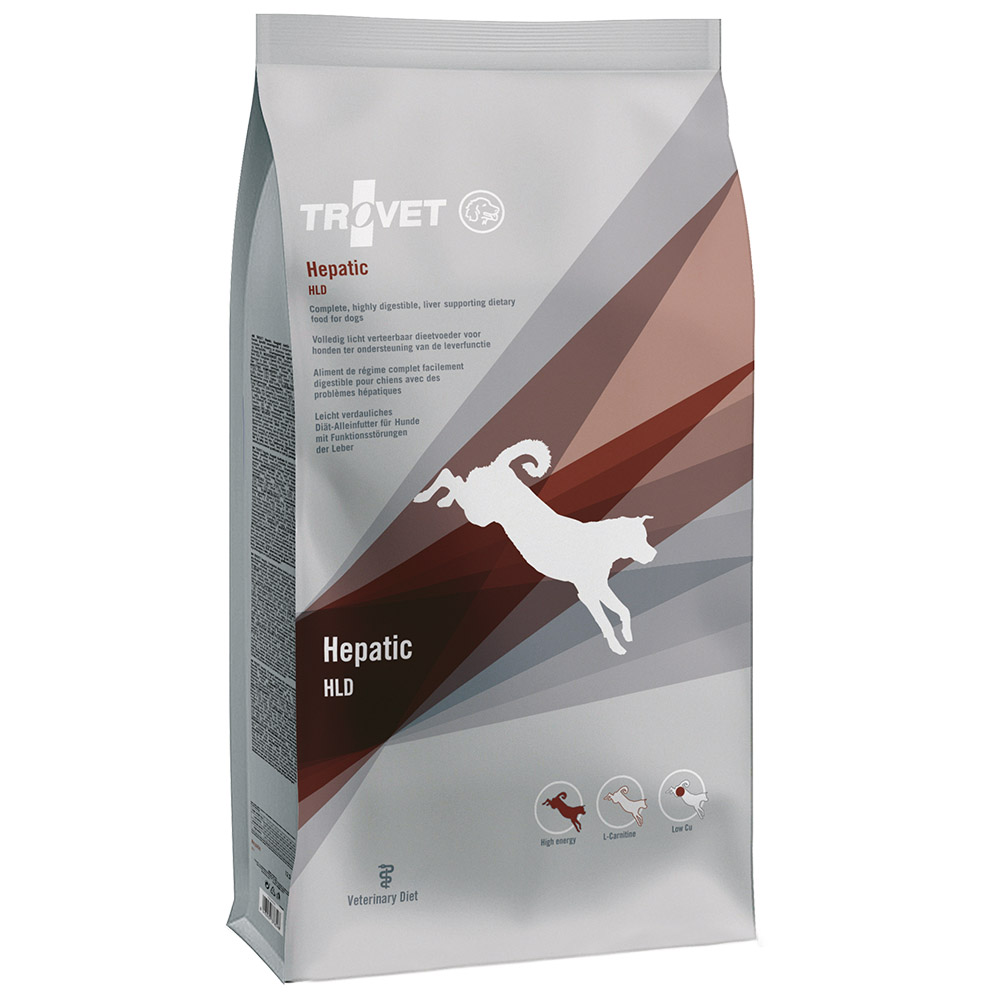 TROVET Hepatic HLD Hundefutter – 3 kg