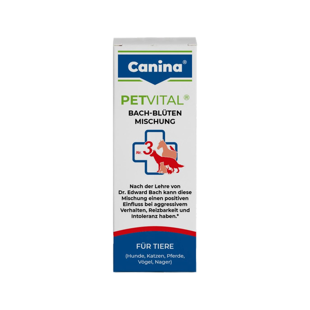 Canina Petvital Bachblüten Nr.3 Agression – 10 g Canina Petvital Bachblüten Nr.3 Agression – 10 g