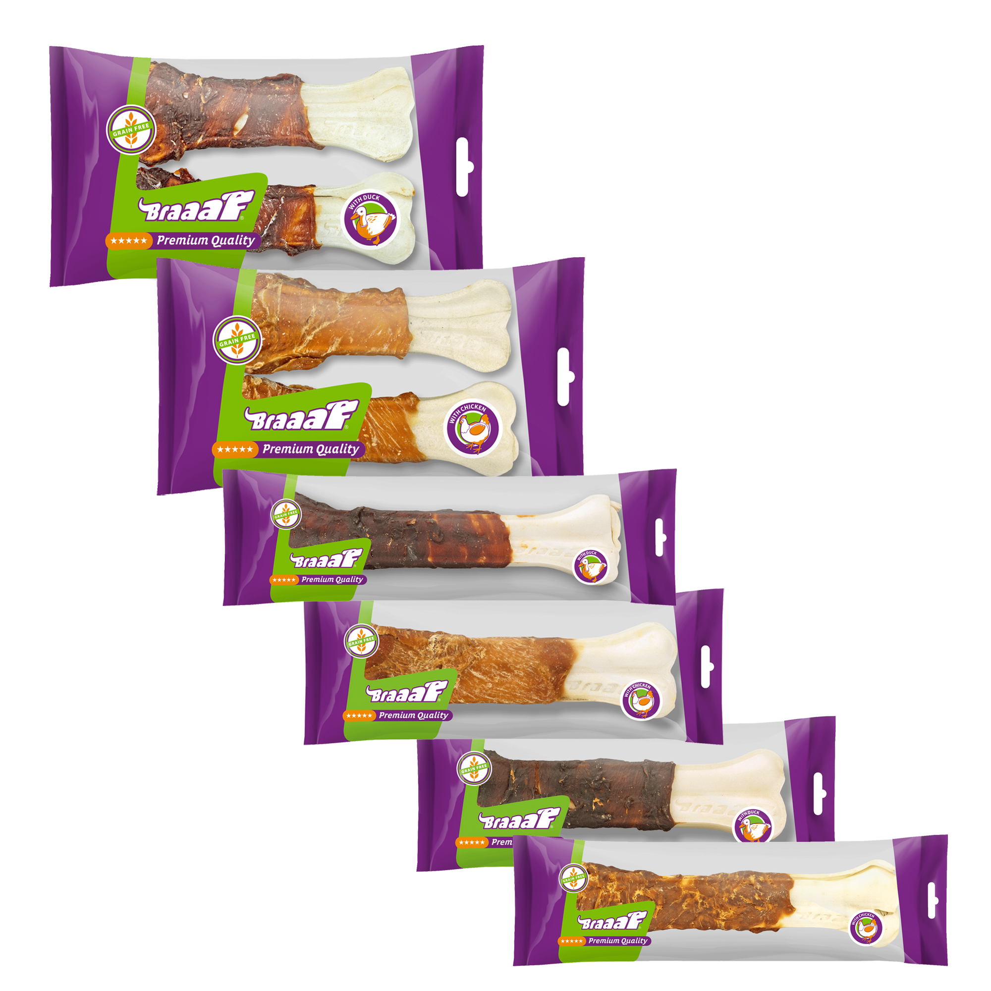 Braaaf gepresste Knochen – Huhn – 175 g