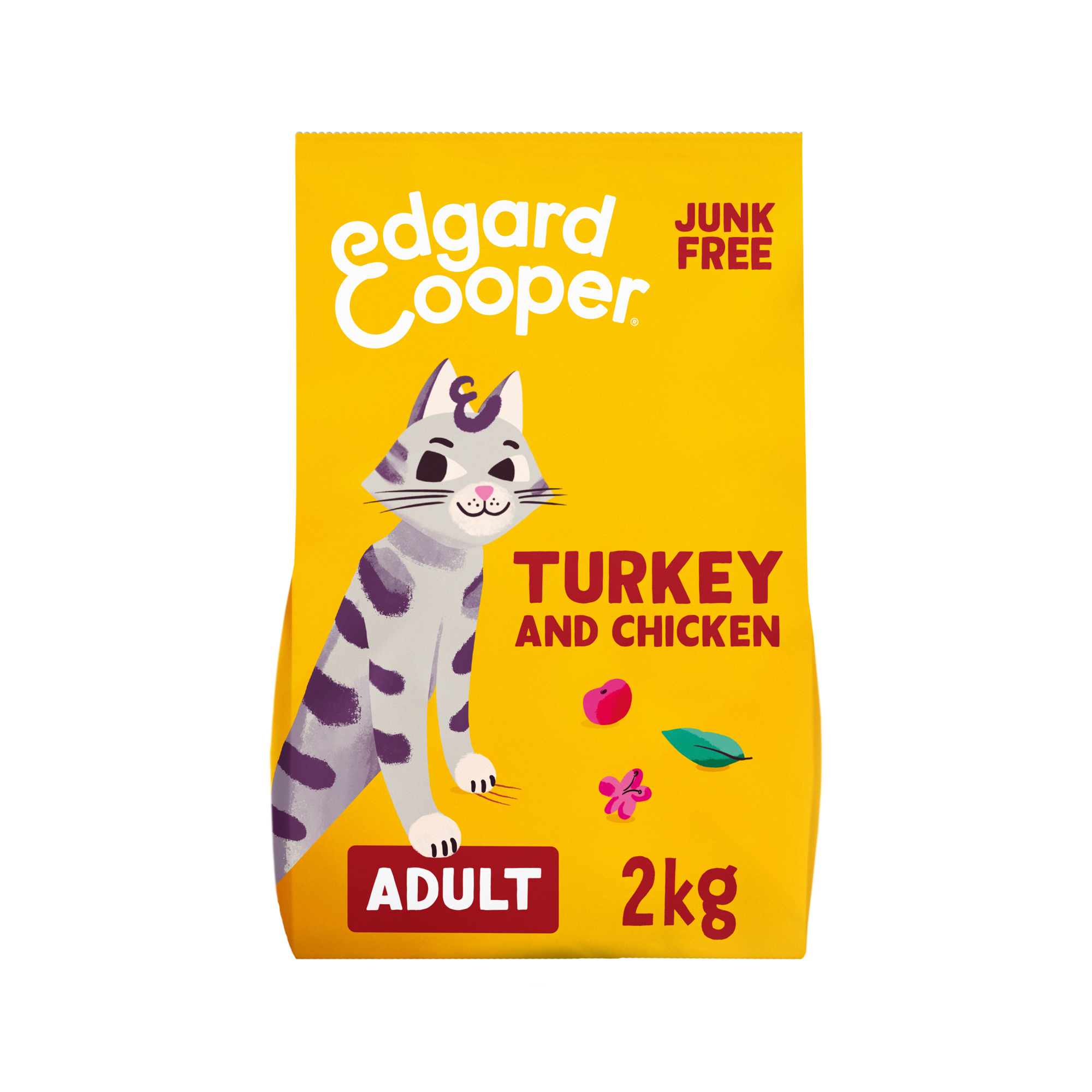 Edgard & Cooper Erwachsene Katze -Truthahn, huhn aus Freilandhaltung – 2 kg Edgard & Cooper Erwachsene Katze -Truthahn, huhn aus Freilandhaltung – 2 kg