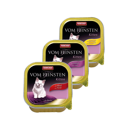 Animonda Vom Feinsten Kittenfutter – Rind – 32 x 100 g Animonda Vom Feinsten Kittenfutter – Rind – 32 x 100 g