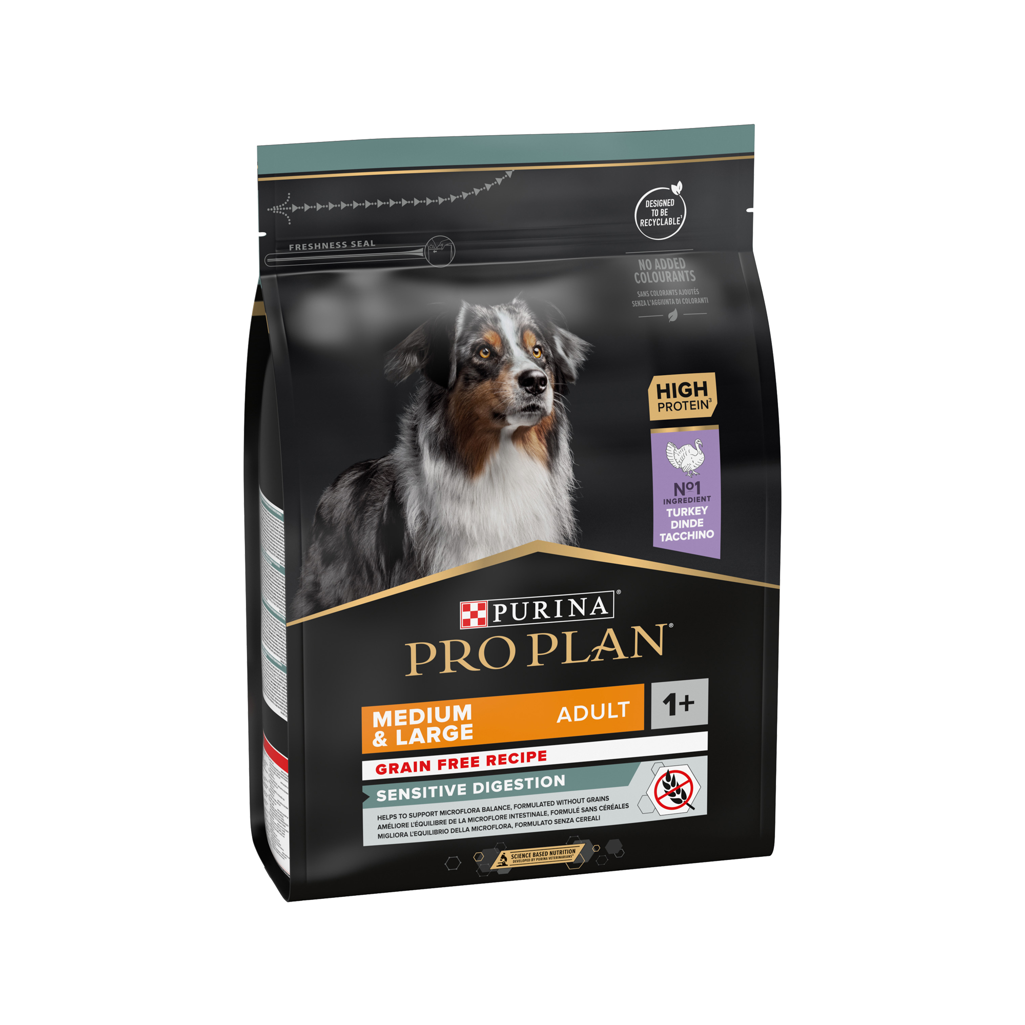 Purina Pro Plan Medium & Large Adult Sensitive Digestion Hundefutter – 12 kg