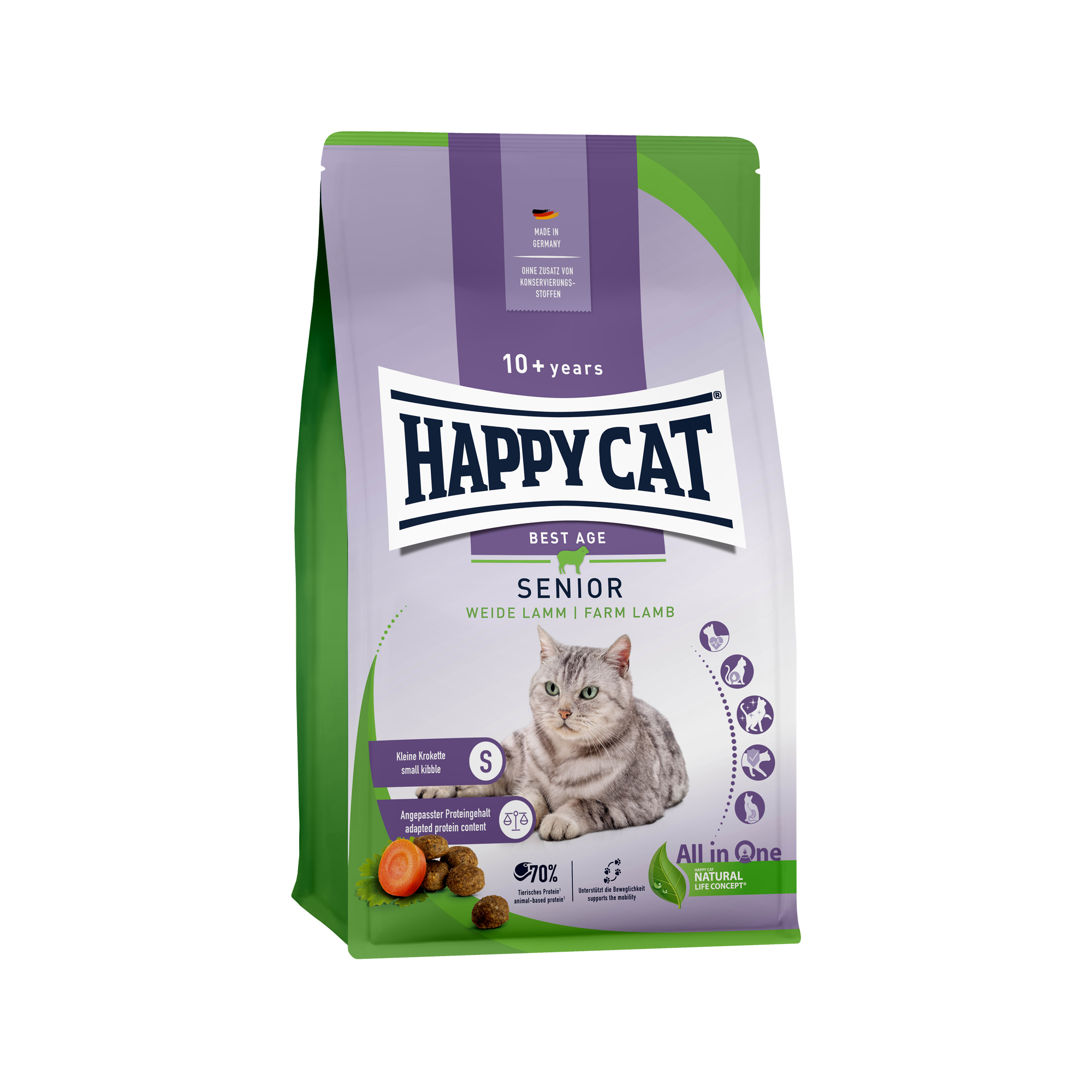 Happy Cat Senior – Lamm – 1,3 kg