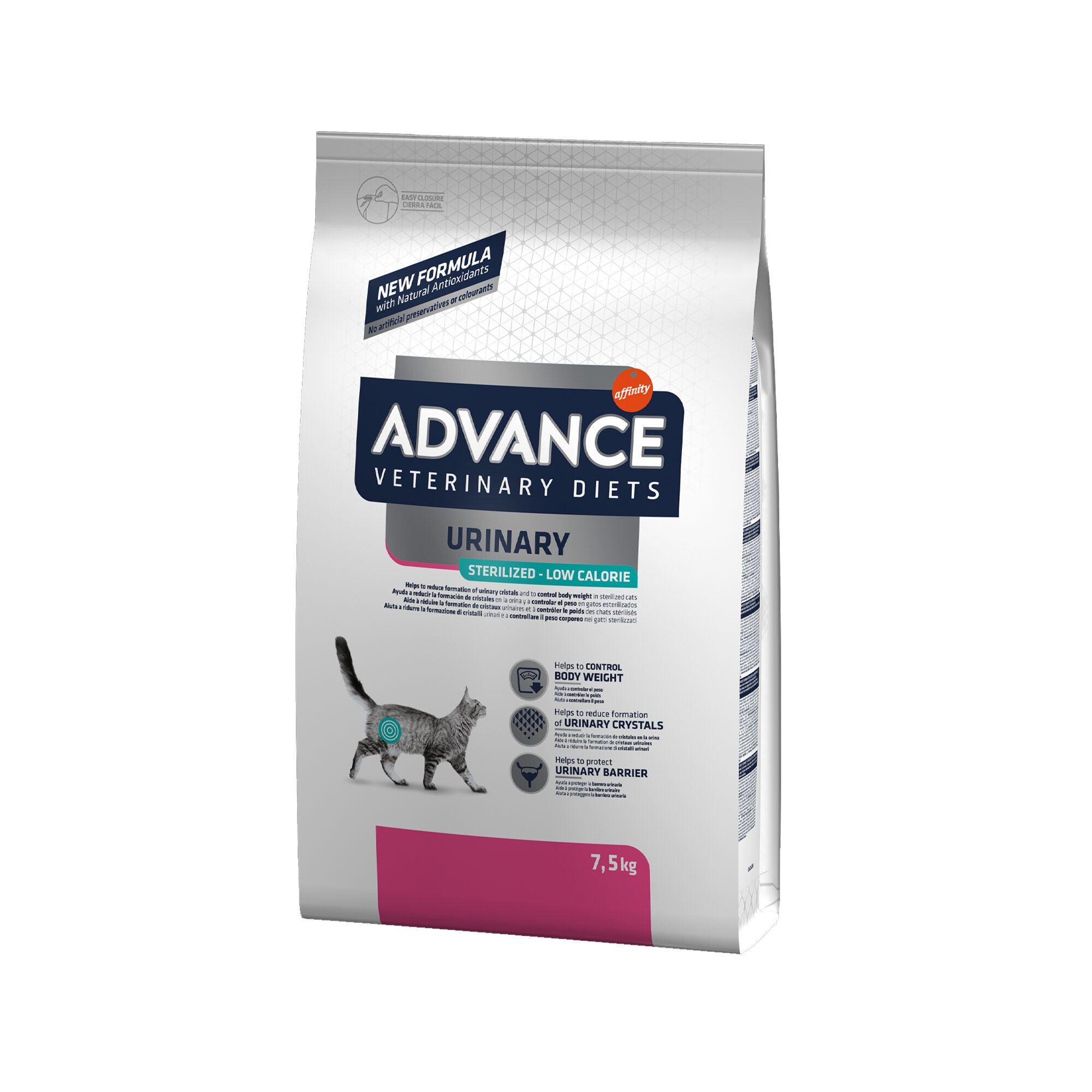 Affinity Advance Vet. Diets Urinary Sterilized Low Calorie Katze – 7,5 kg