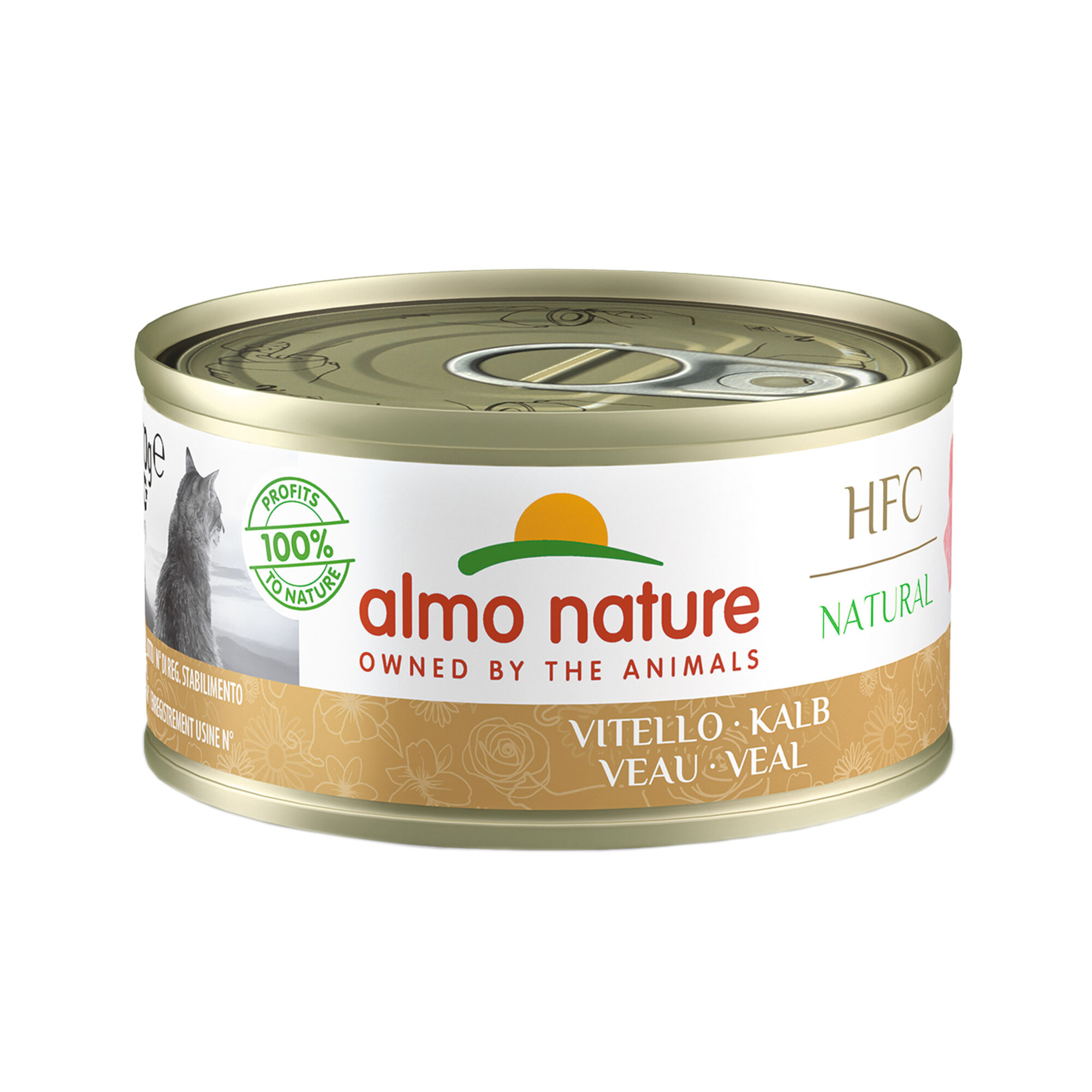 Almo Nature Classic Katzenfutter – Dosen – Rind – 24 x 70 g