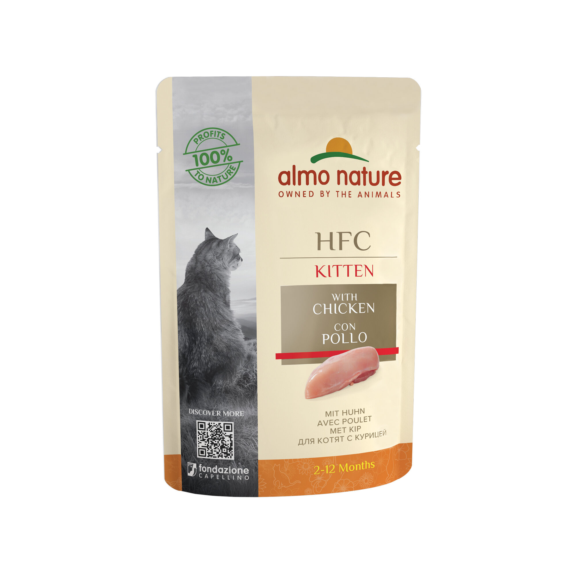 Almo Nature HFC Cuisine Kittenfutter – Frischebeutel – 24 x 55 g