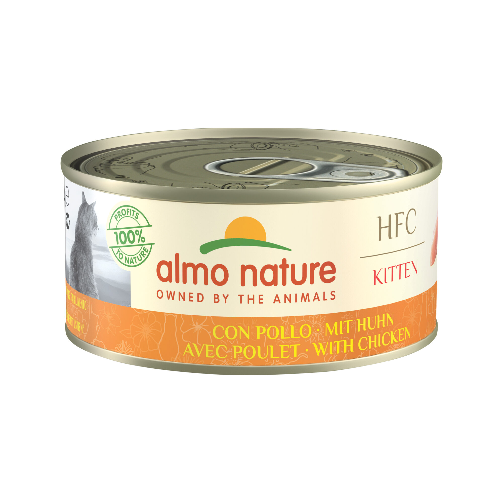 Almo Nature HFC Kitten – Huhn – 24 x 150 g