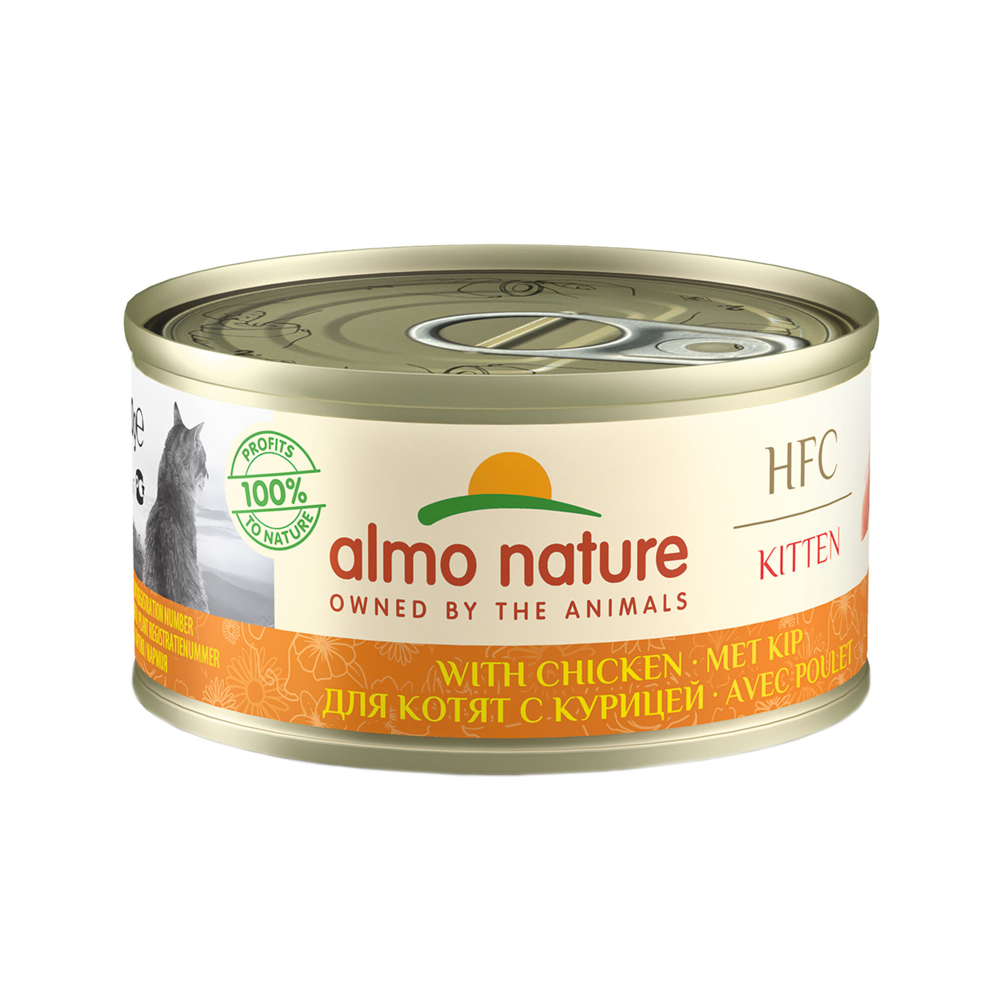 Almo Nature Classic & HFC Kittenfutter – Frischebeutel – 24 x 70 g