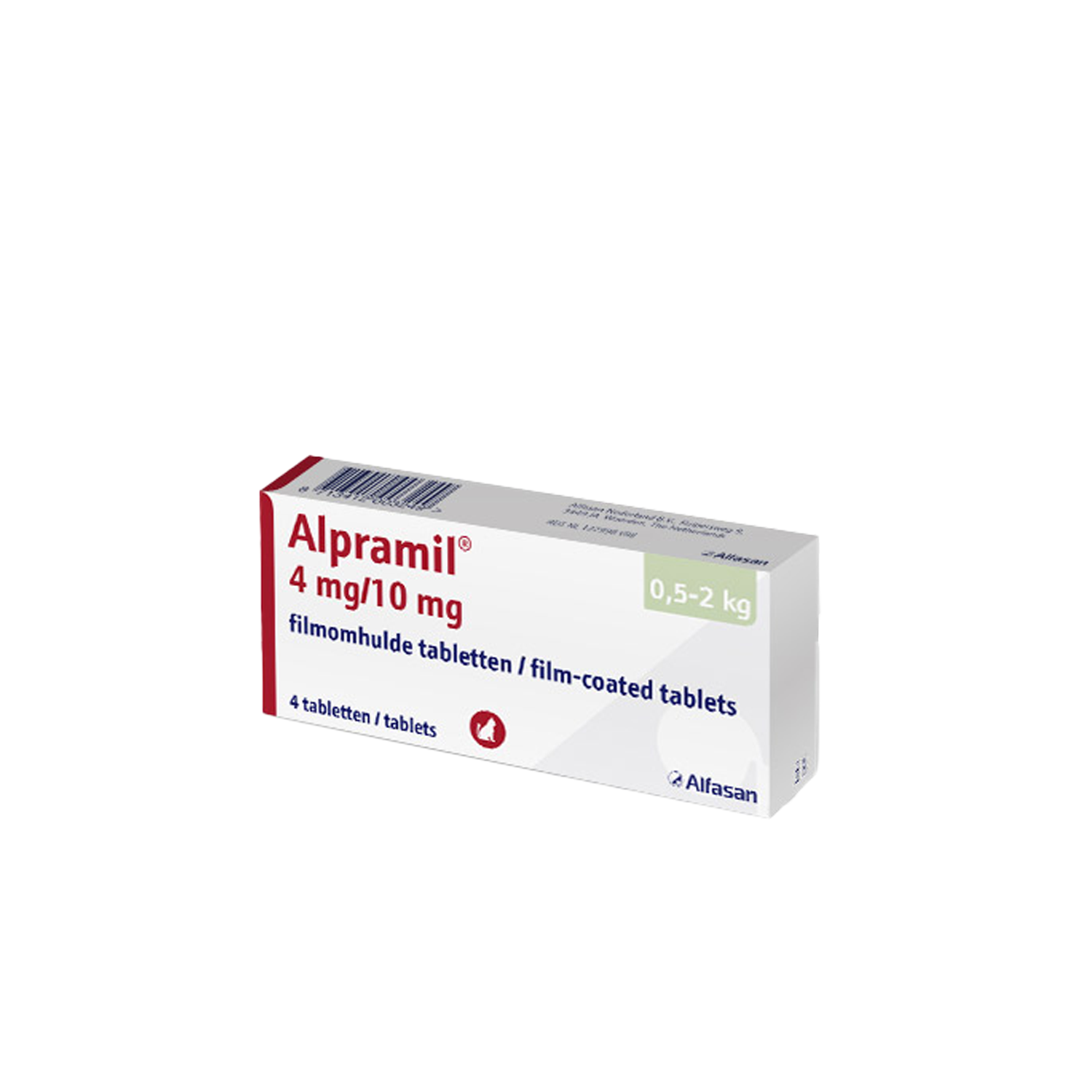 Alpramil Wurmkur – mittelgroße/große Katze – 4 Tabletten