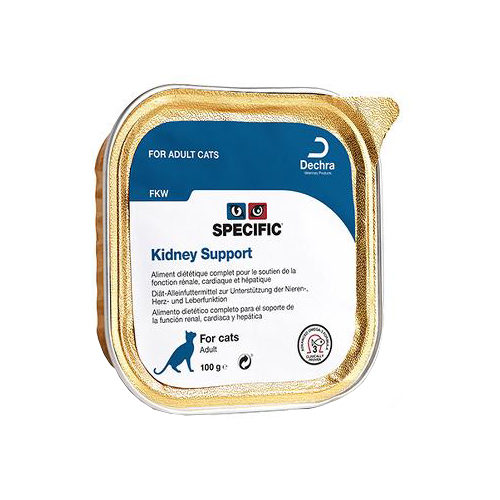 SPECIFIC Kidney Support FKW Katzenfutter – Schälchen – 7 x 100 g