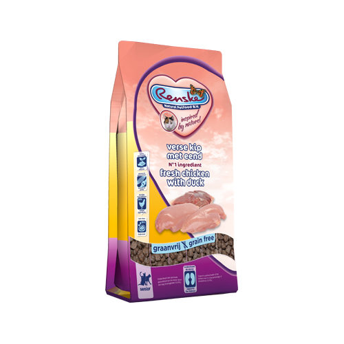 Renske Super Premium Senior Katzenfutter – Huhn & Ente – 1,5 kg