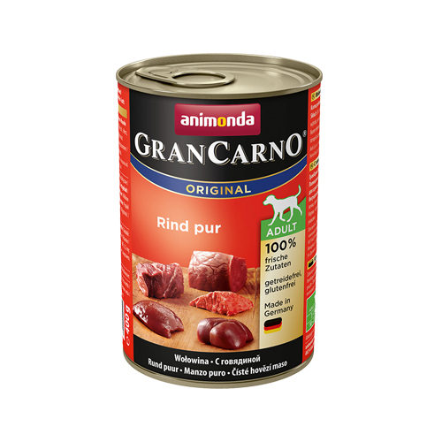 Animonda GranCarno Original Adult Hundefutter – Dosen – Rind – 6 x 400 g Animonda GranCarno Original Adult Hundefutter – Dosen – Rind – 6 x 400 g