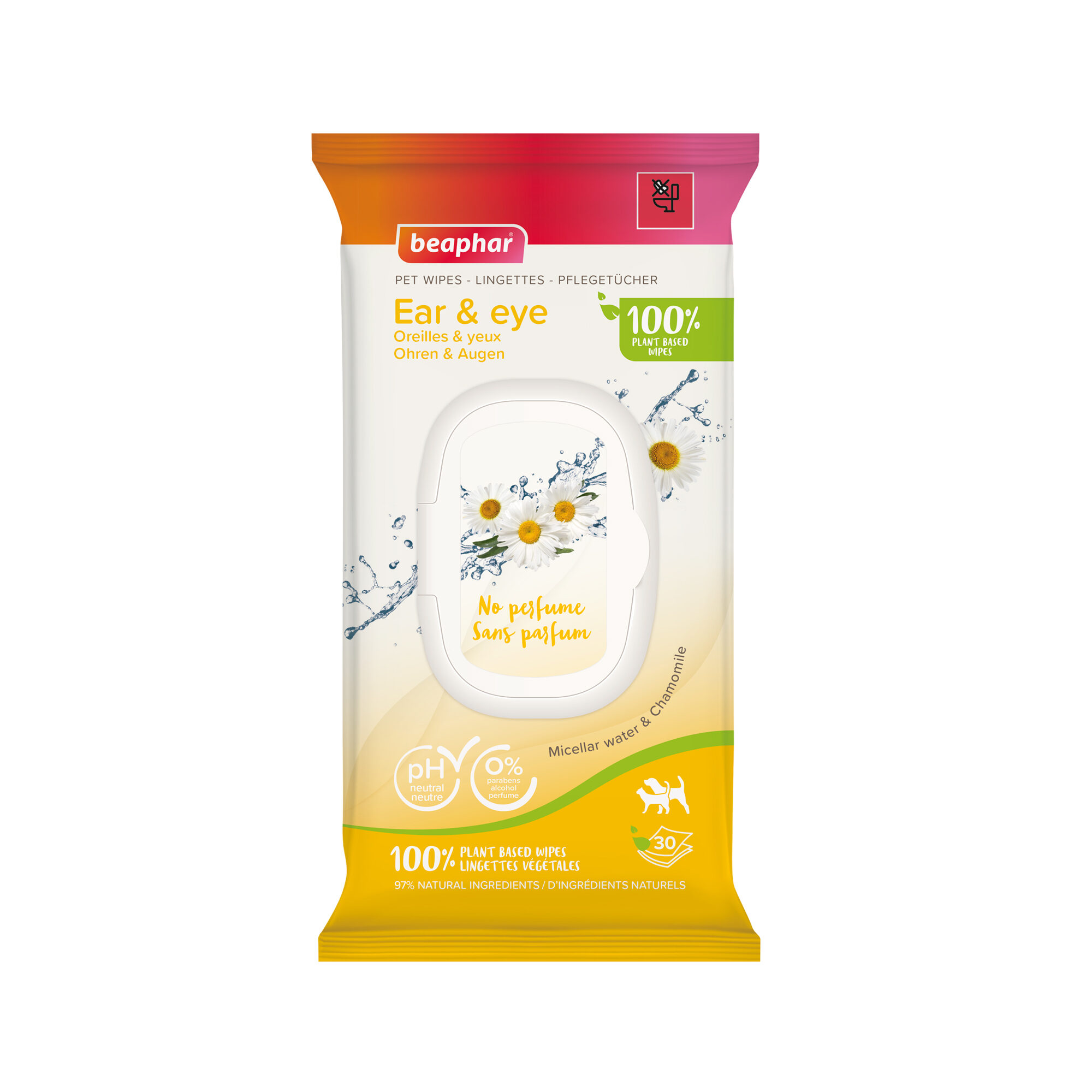 Beaphar Haustiertücher Augen & Ohren – 30 Stück