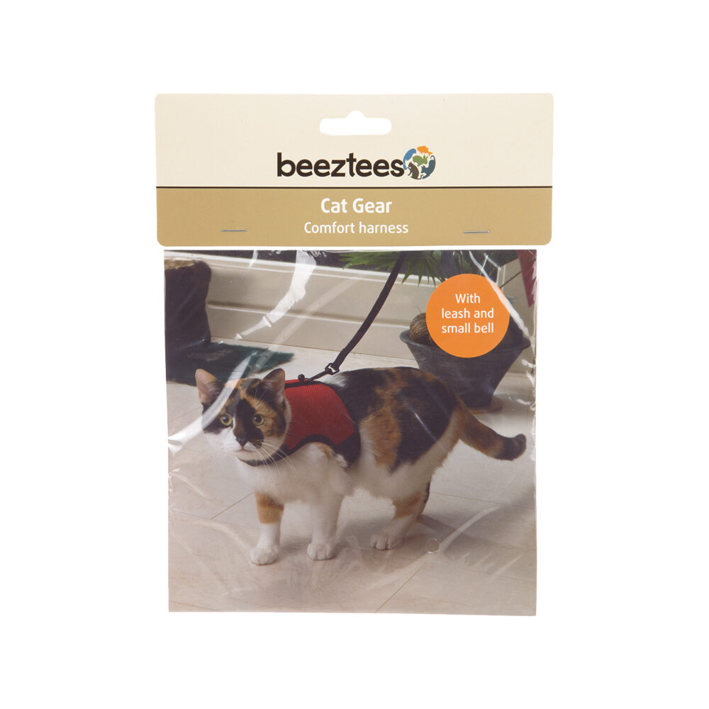 Beeztees Katzenharnisch – Rot