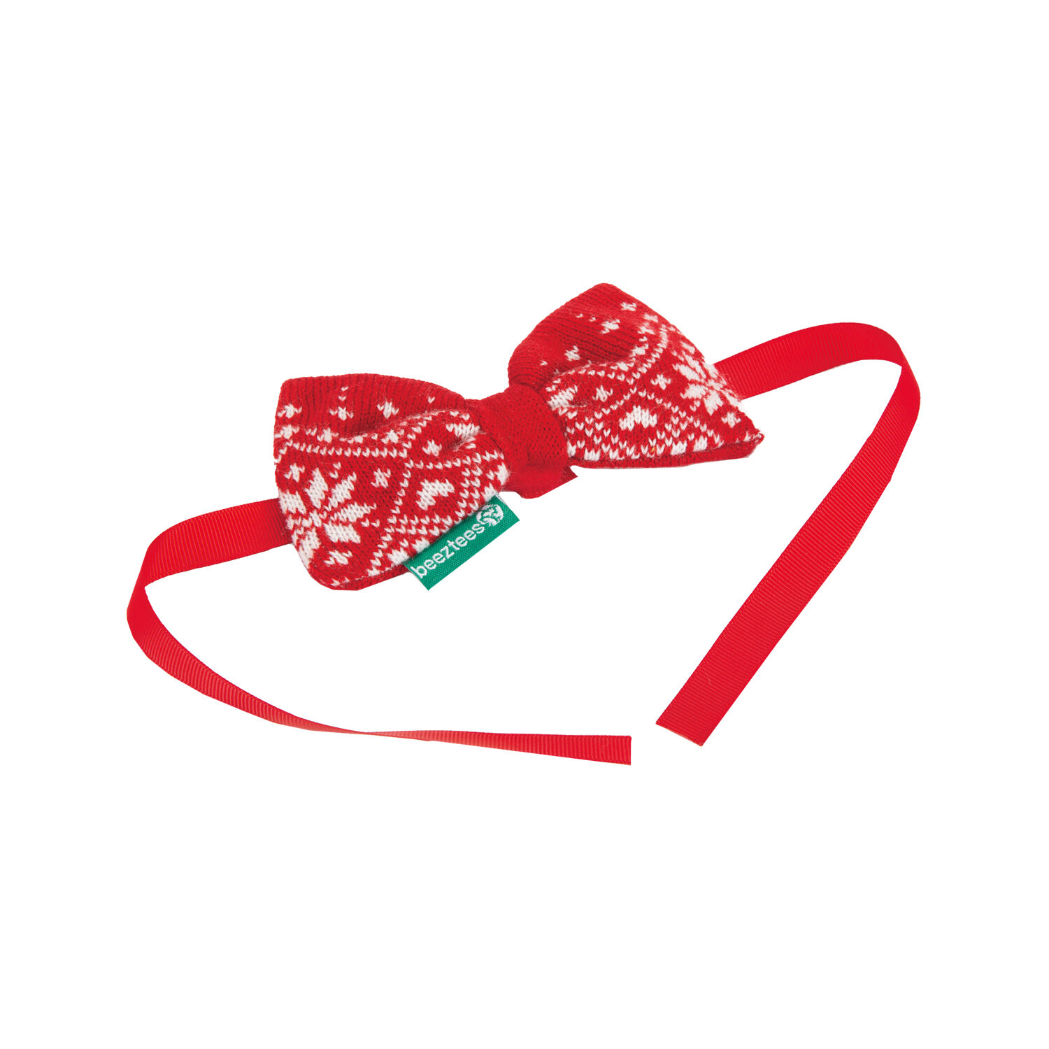 Beeztees Weihnachtsfliege – Rot – One Size