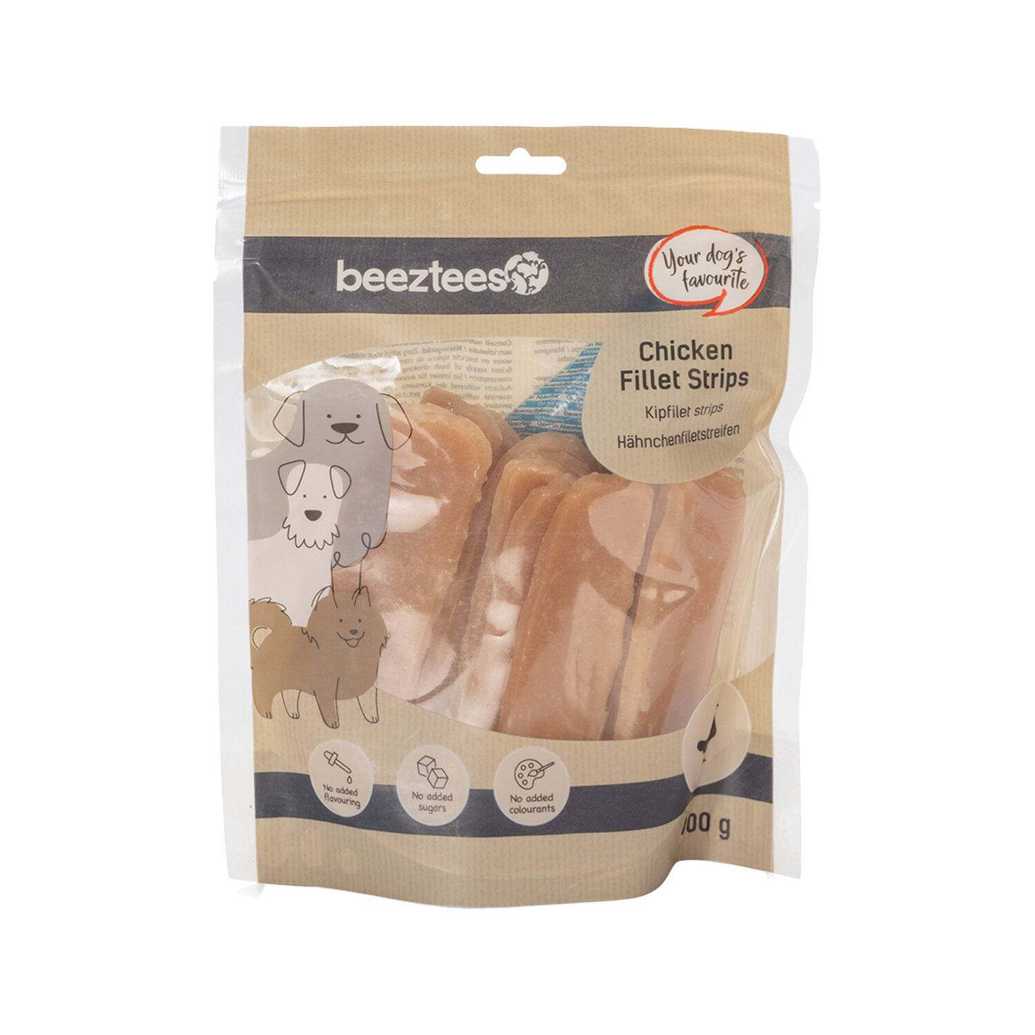 Beeztees Hühnerfiletstreifen – 900 g