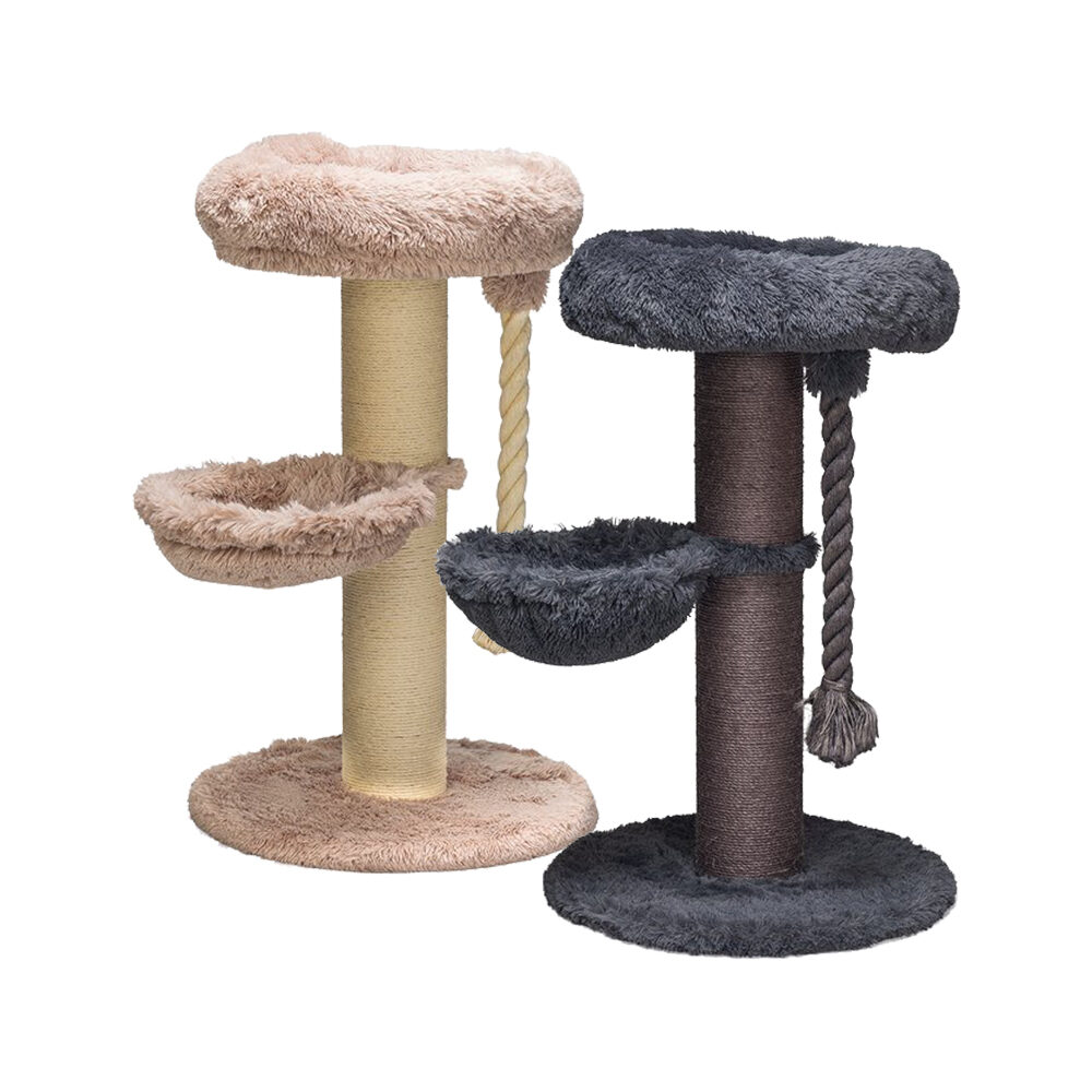 Beeztees Kratzbaum Ramiro  – Grau – 70 x 70 x 120