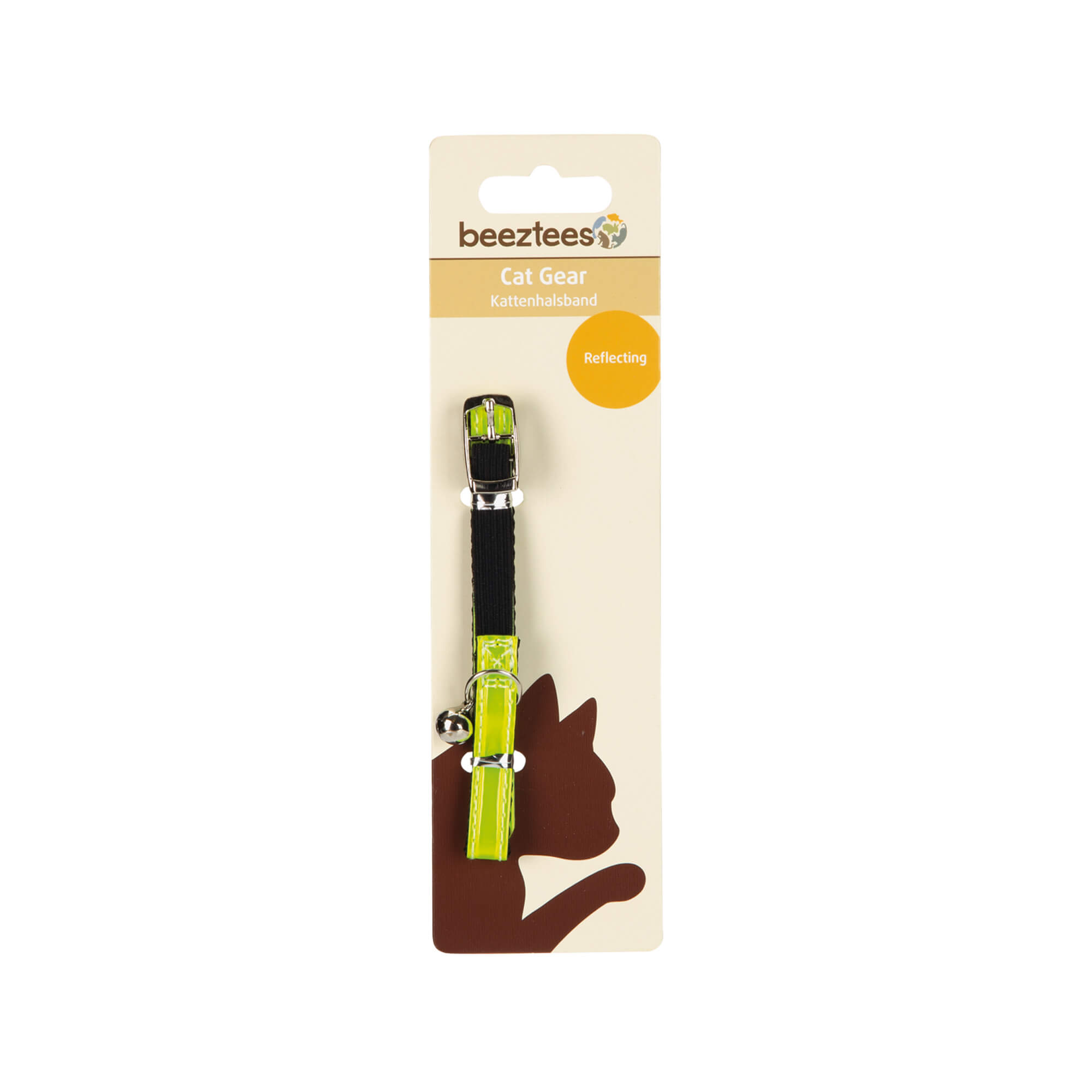 Beeztees Kattenhalsband Nylon – Gelb