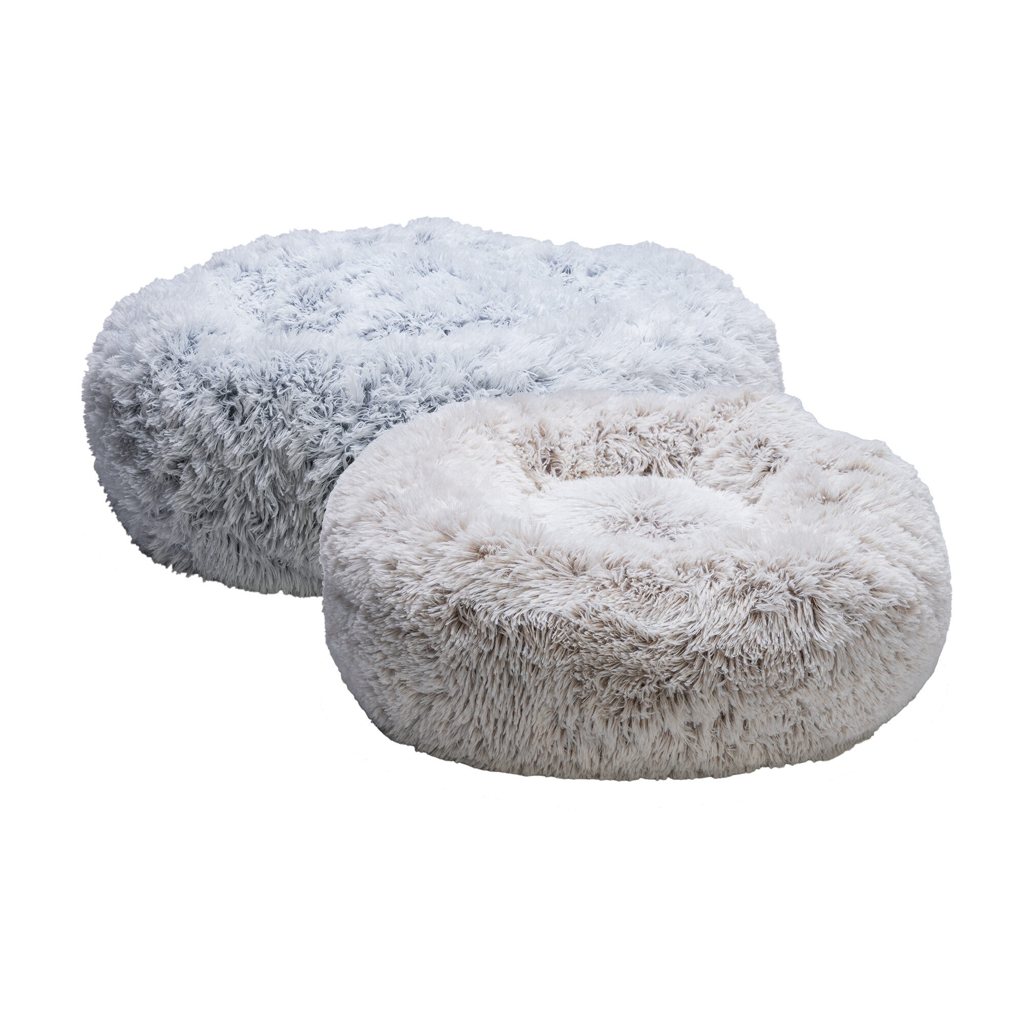 Beeztees Siba Orthopädisches Hundebett – grau – 70 x 70 x 25 cm