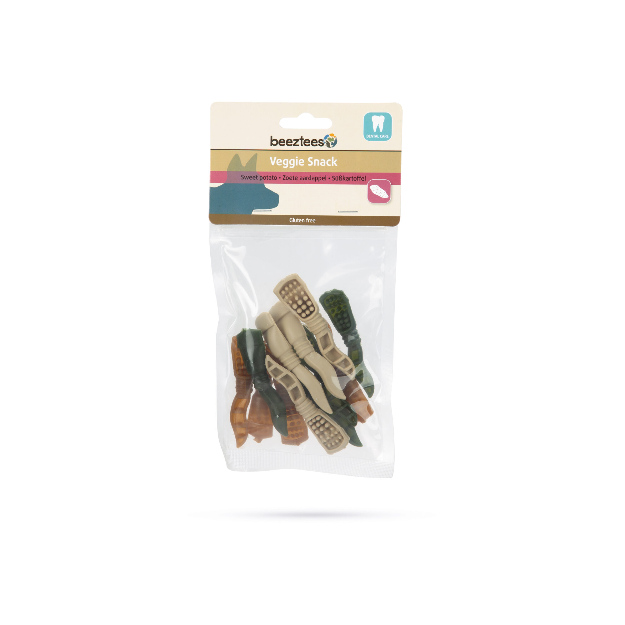 Beeztees Veggie-Zahnpasta-Mix – 8 x 10 cm