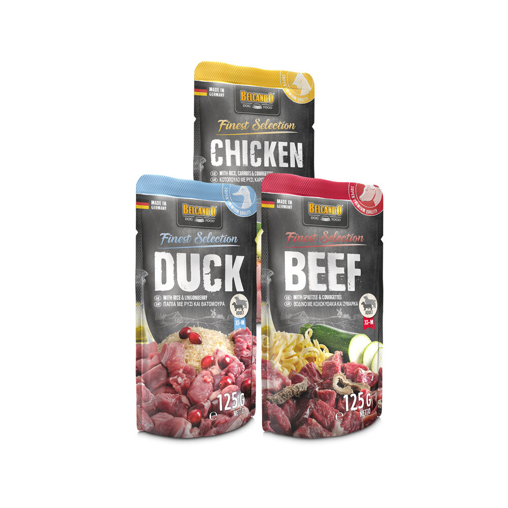 Belcando Finest Selection – Rind mit Spätzle und Zucchini  – 12 x 125 g